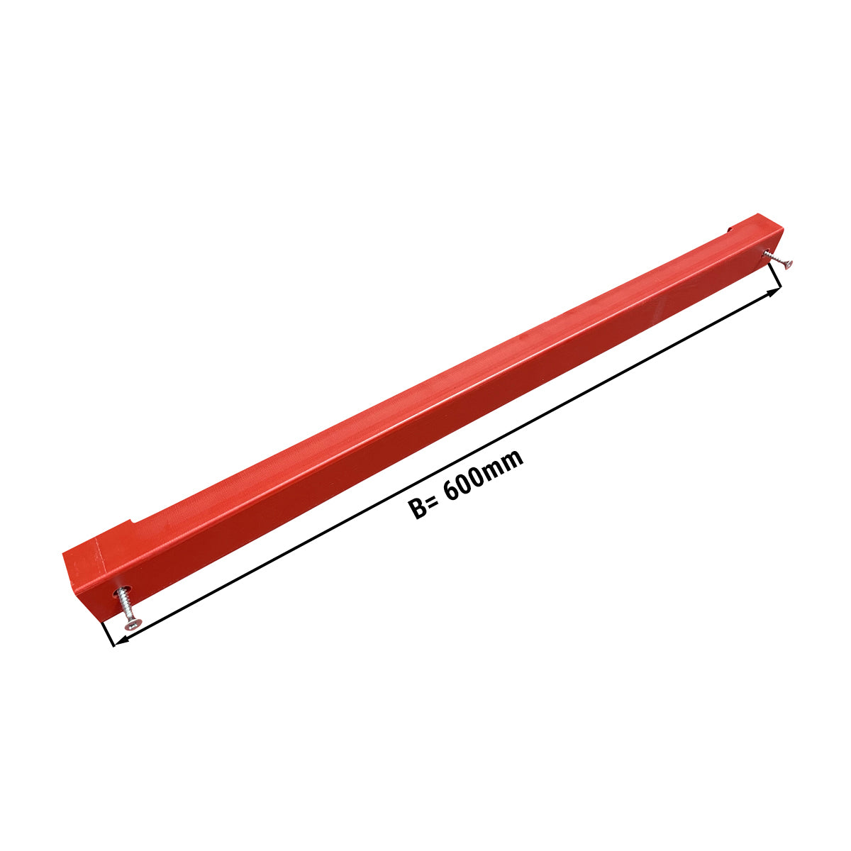 Поставка за ножове за дъски за рязане - 60 см - Червена