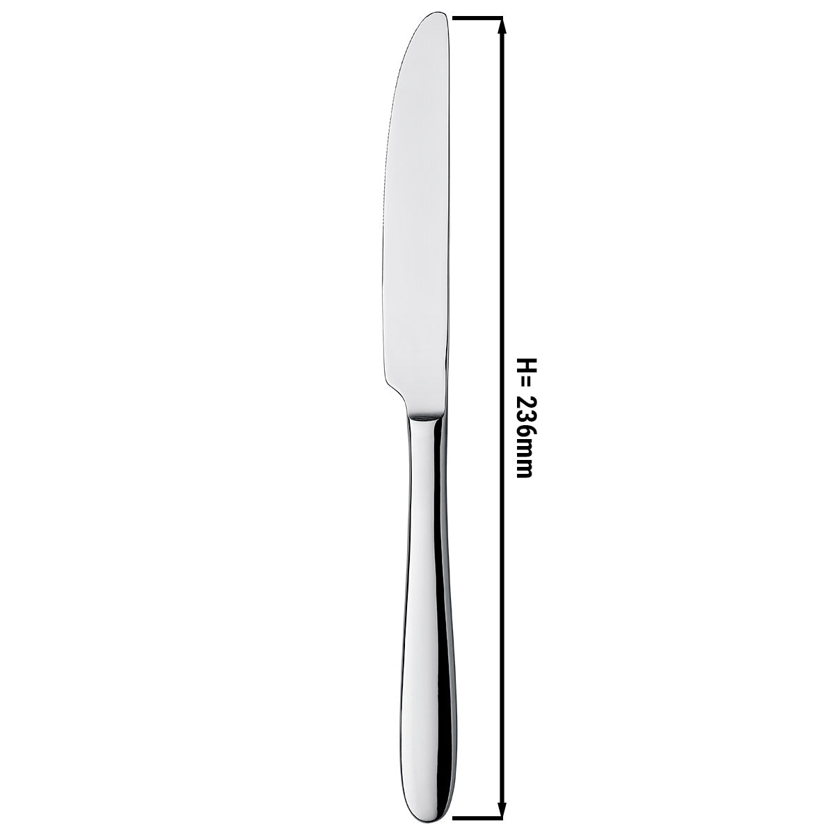 Нож за хранене Leandro - 23,6 cm - комплект от 12 бр.