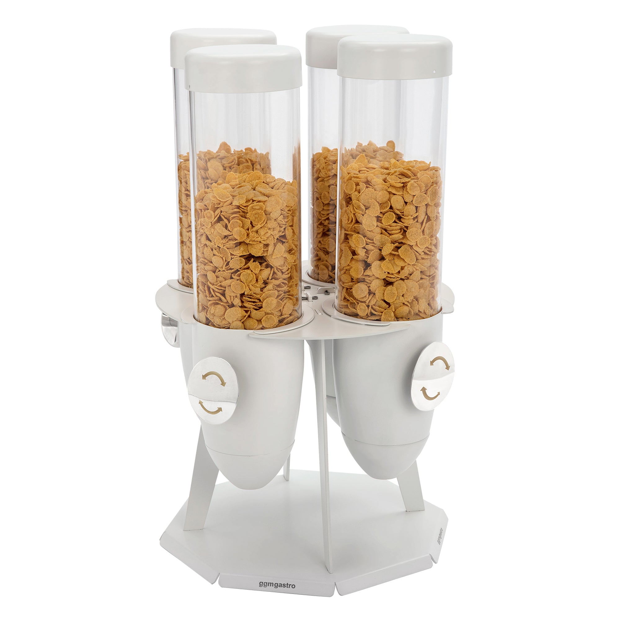 Muesli dispenser - with 4 containers - rotating