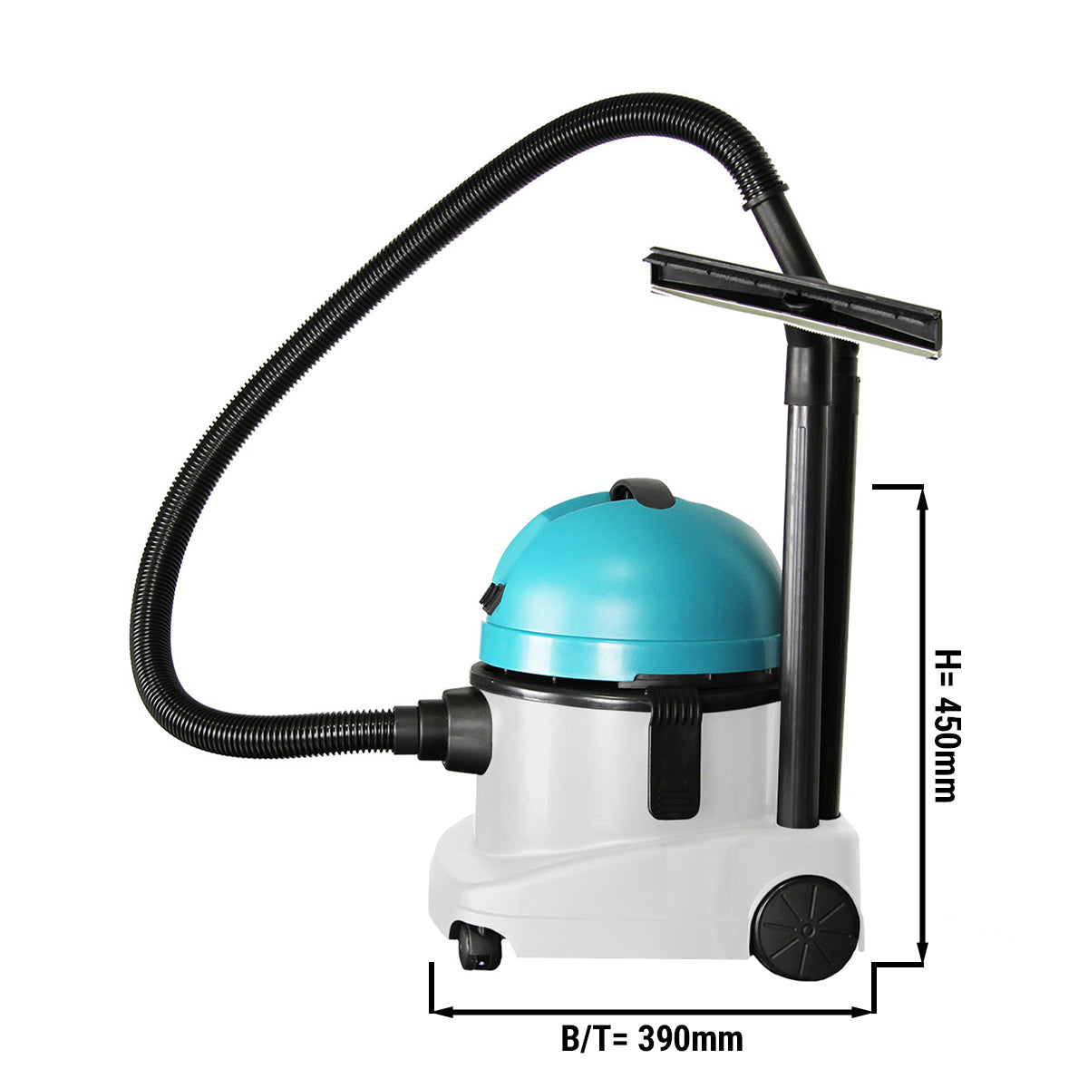 Vacuum cleaners for wet and dry cleaning - 15 l