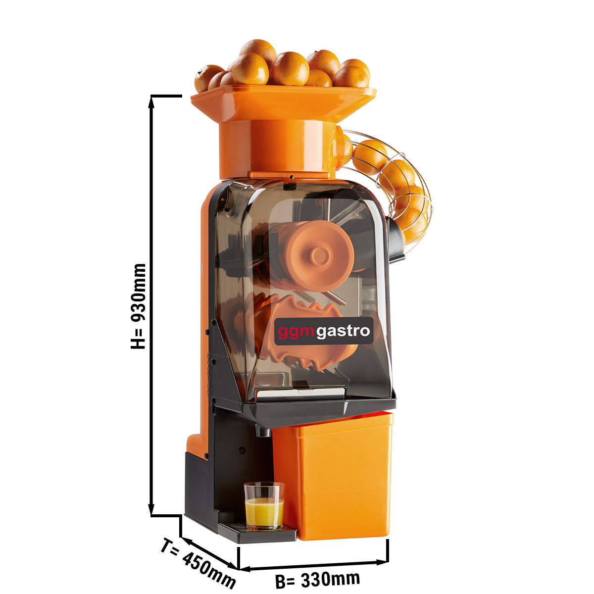 Електрическа оранжева изстисквачка - оранжева - автоматично подаване - вкл. Автоматичен режим на почистване