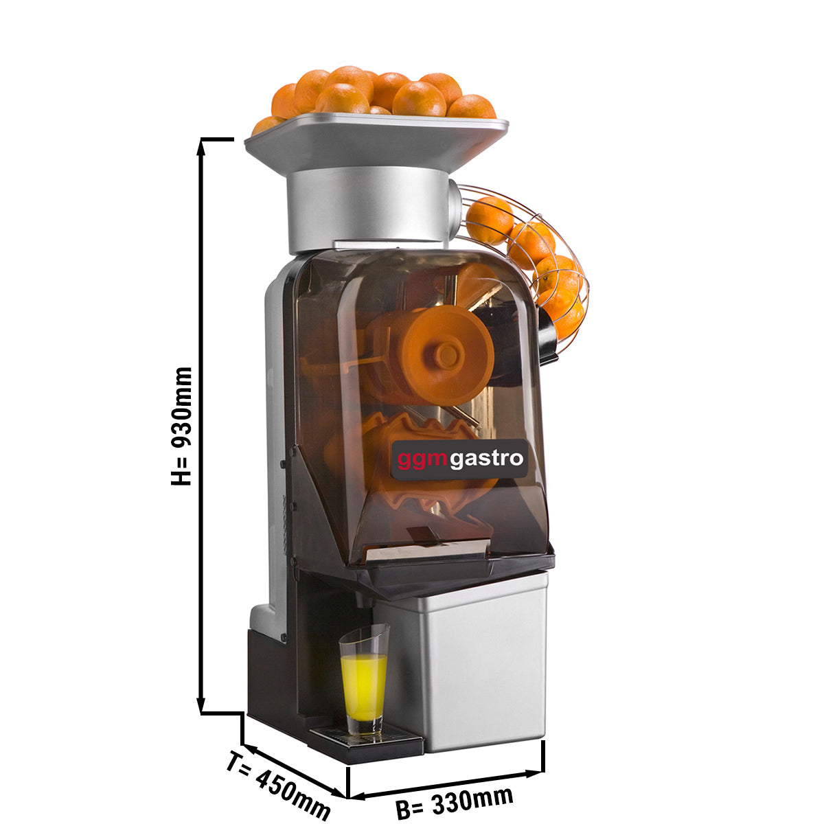 Електрическа изстисквачка за портокал - сребро - автоматично подаване