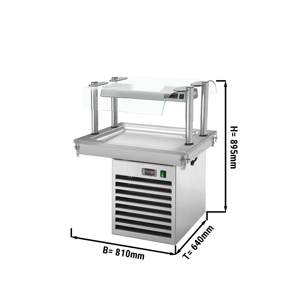 Built-in refrigerator 0.8 m - D series