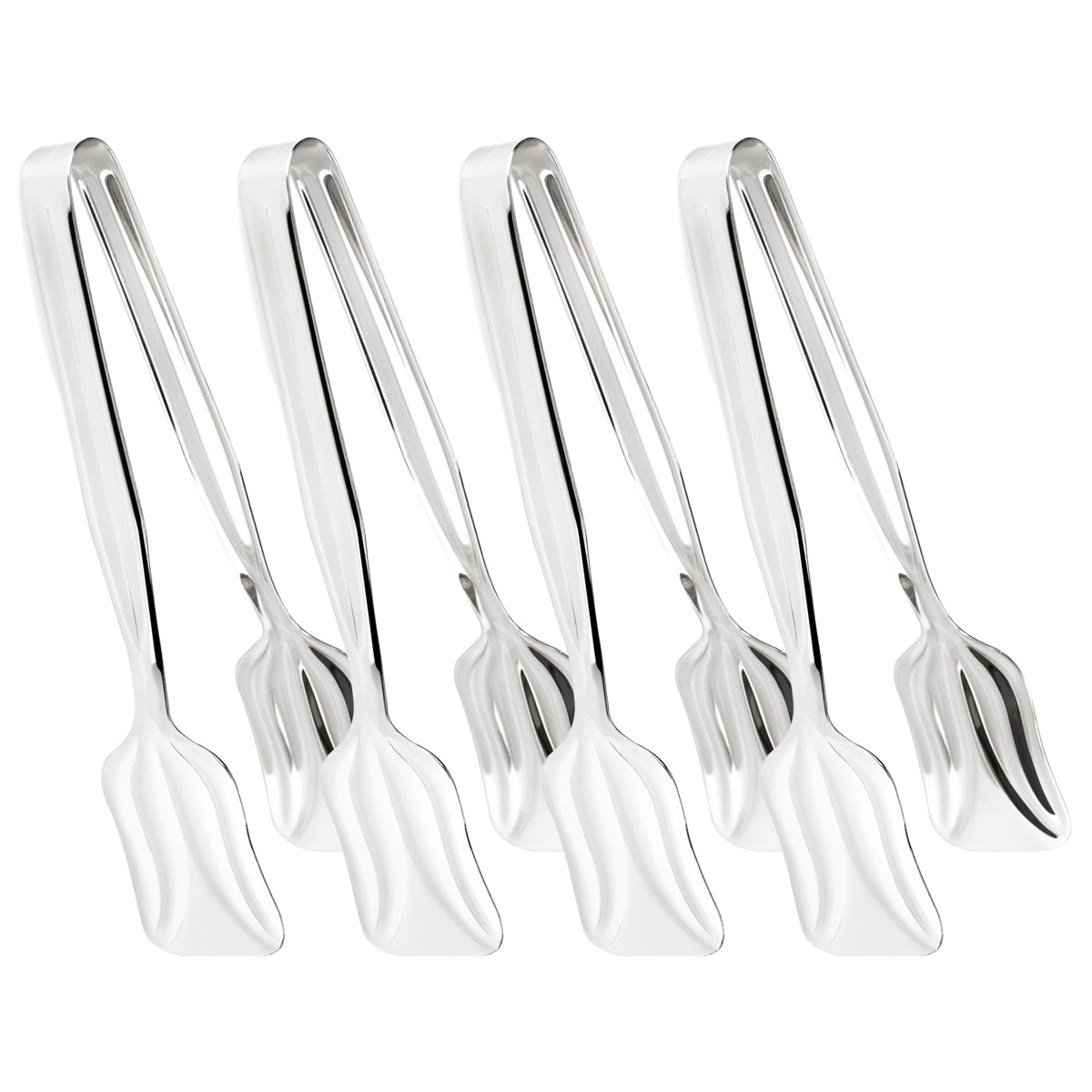 (4 pieces) Serving tongs for sweets