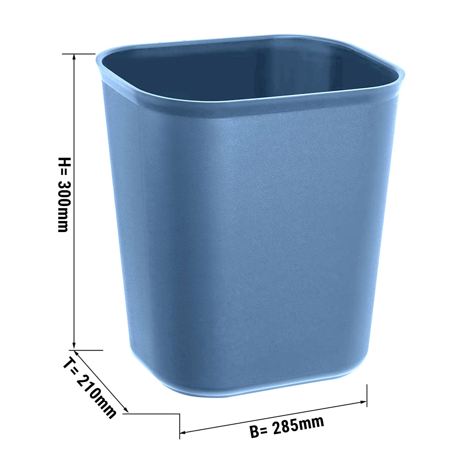 (2 pieces) Plastic container 10 liters - for MEK waste bin