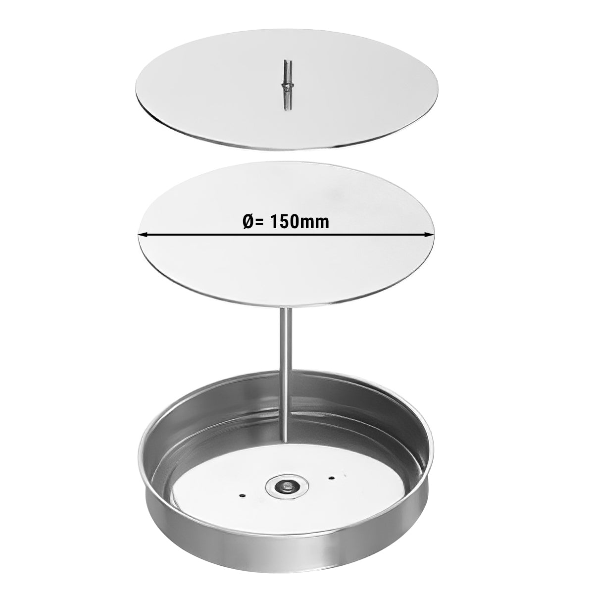 Manual hamburger maker - incl. tray Ø 15 cm