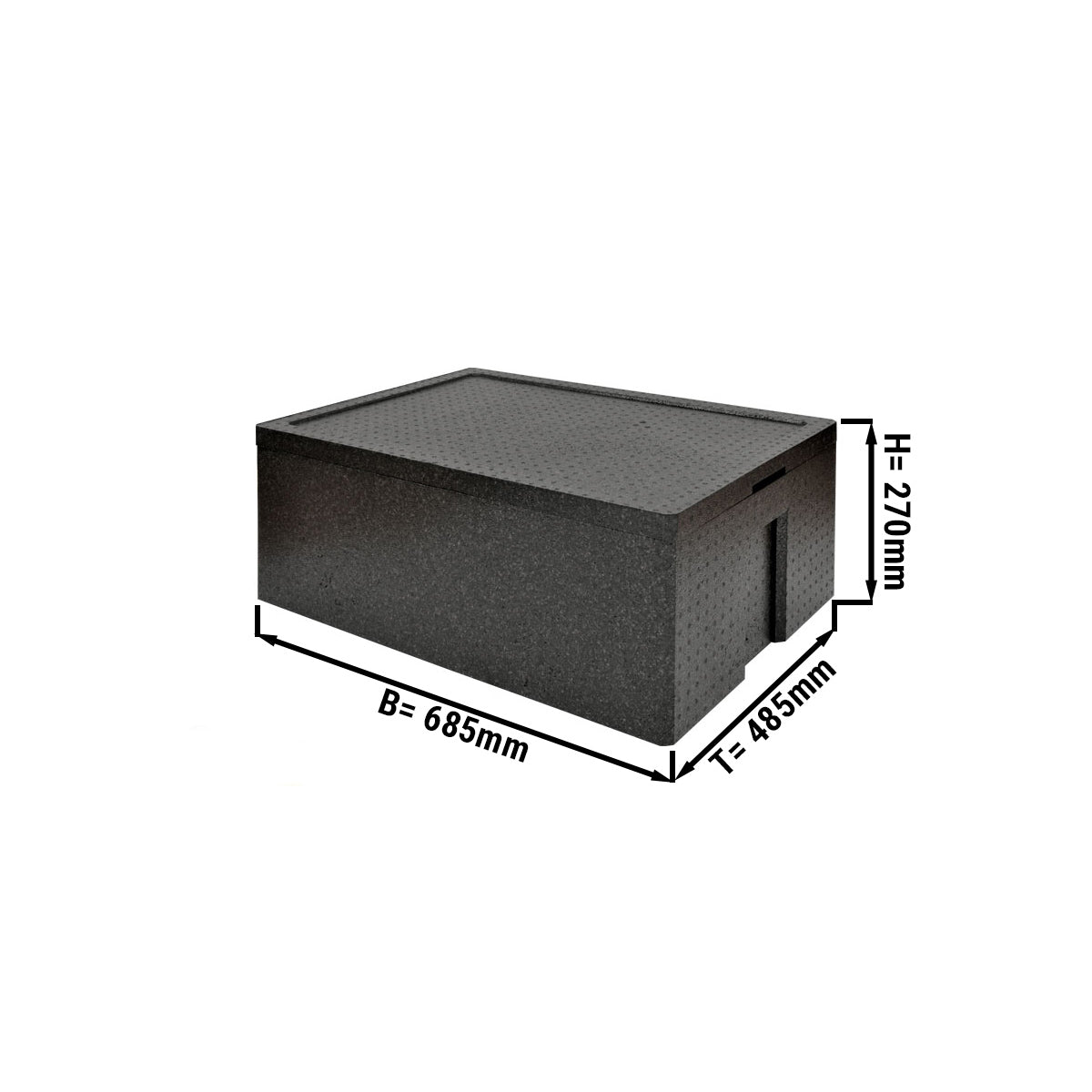 Polybox Maxi 210 dimensions 685x 485x 270 mm