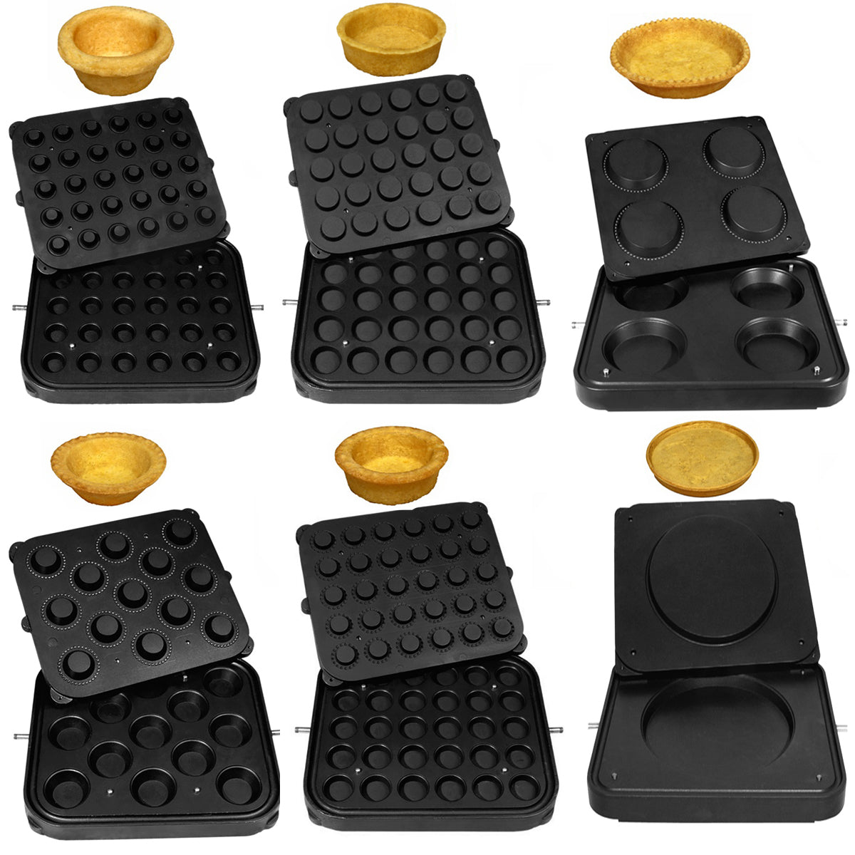 (6 pieces) Cupcake machine plates