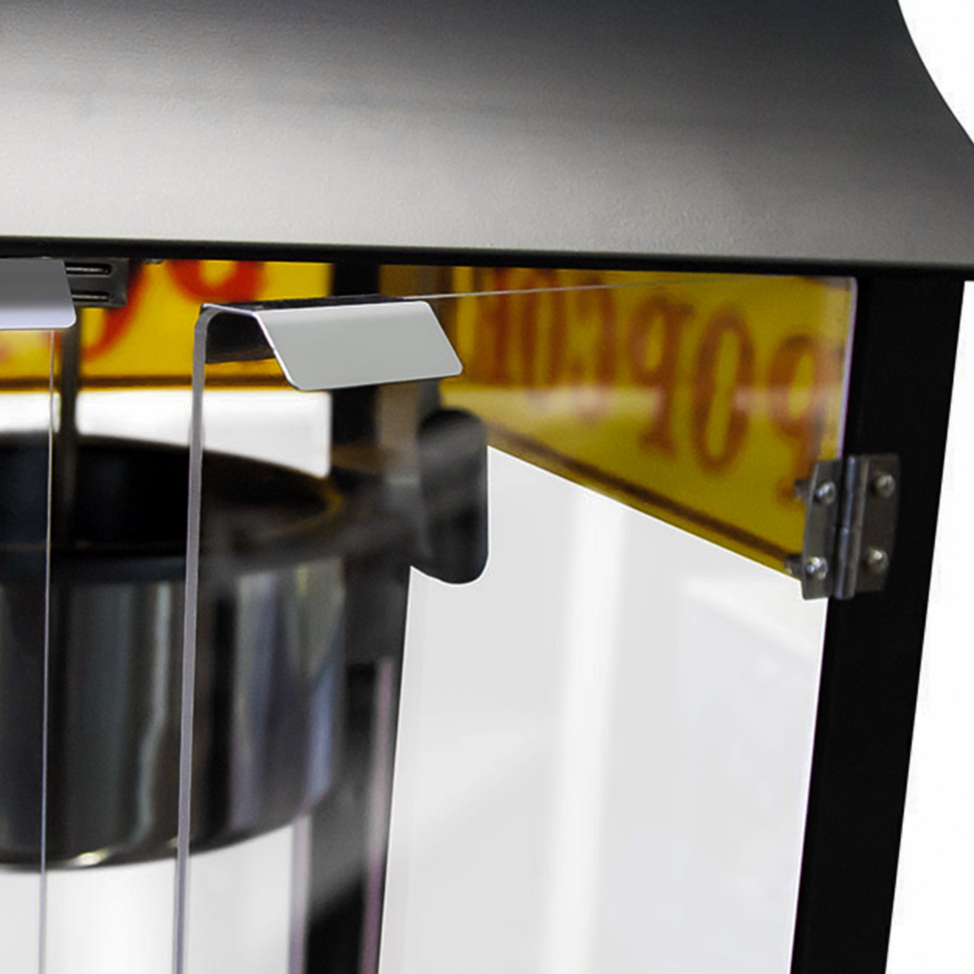 Popcorn machine - 5 kg / h - with 3 heated shelves