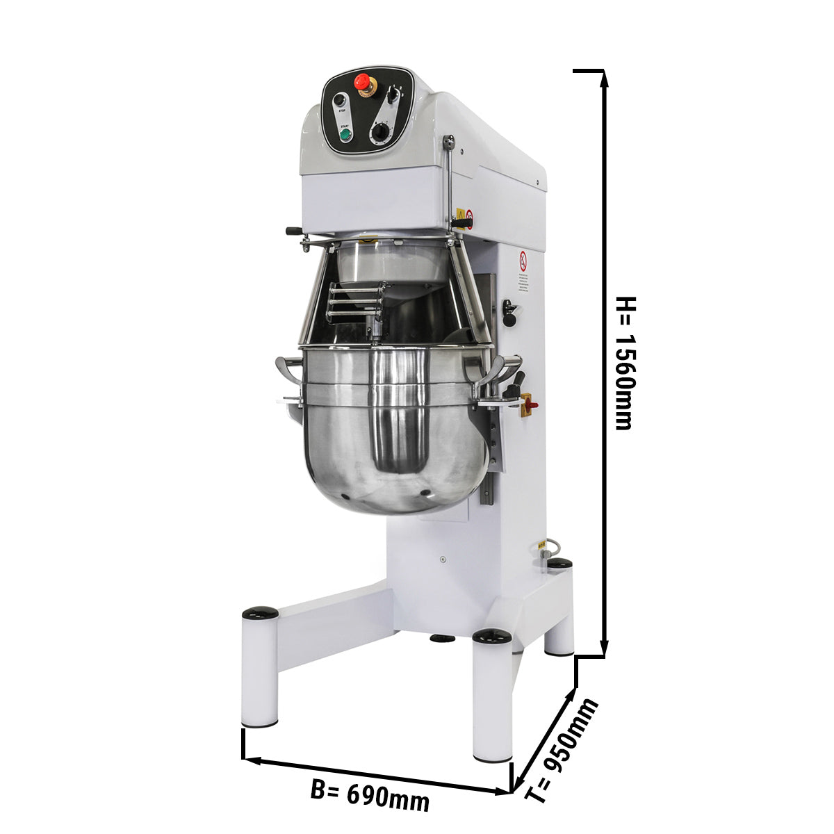 Planetary mixer - 60 liters