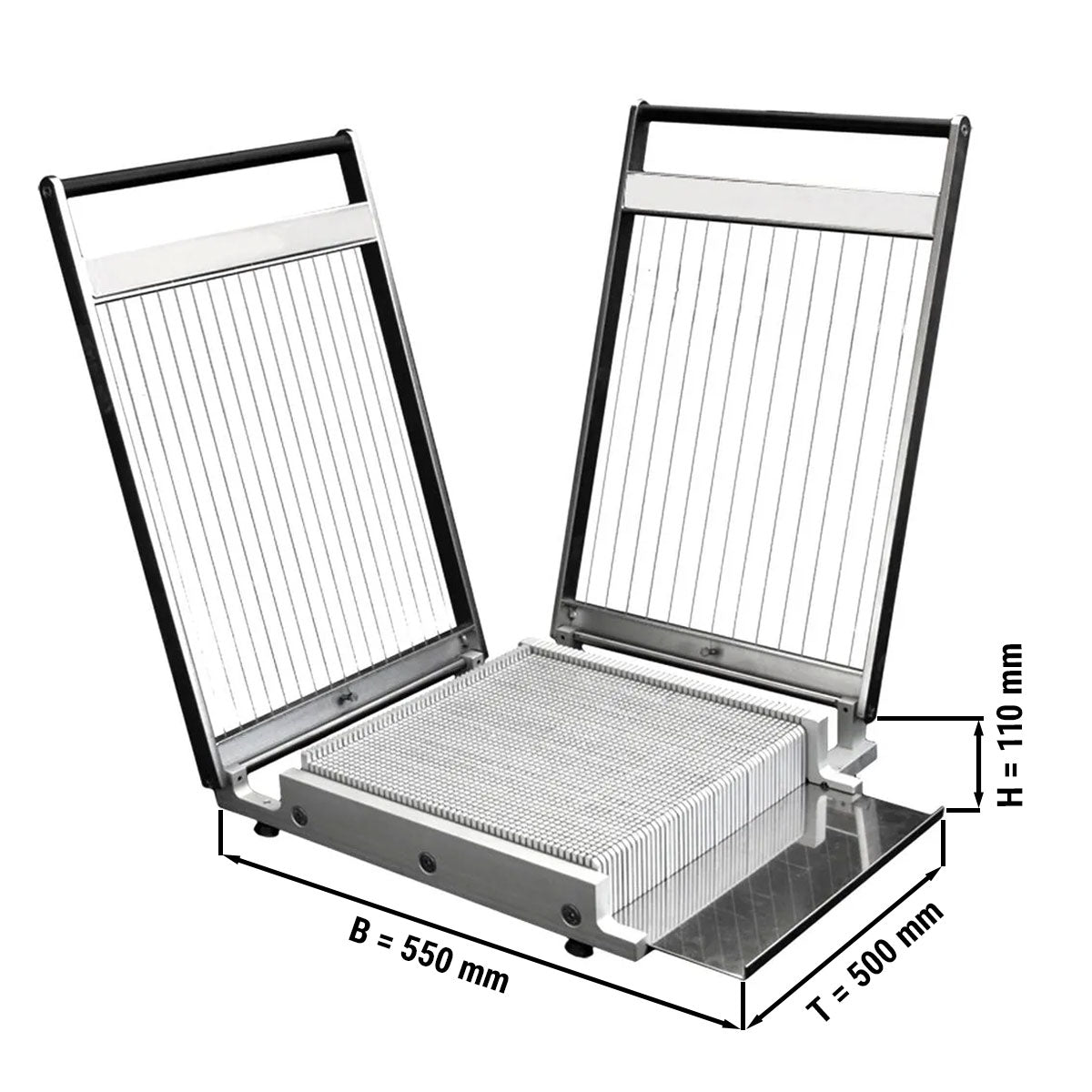 Chocolate cutter - double - incl. 3 frames