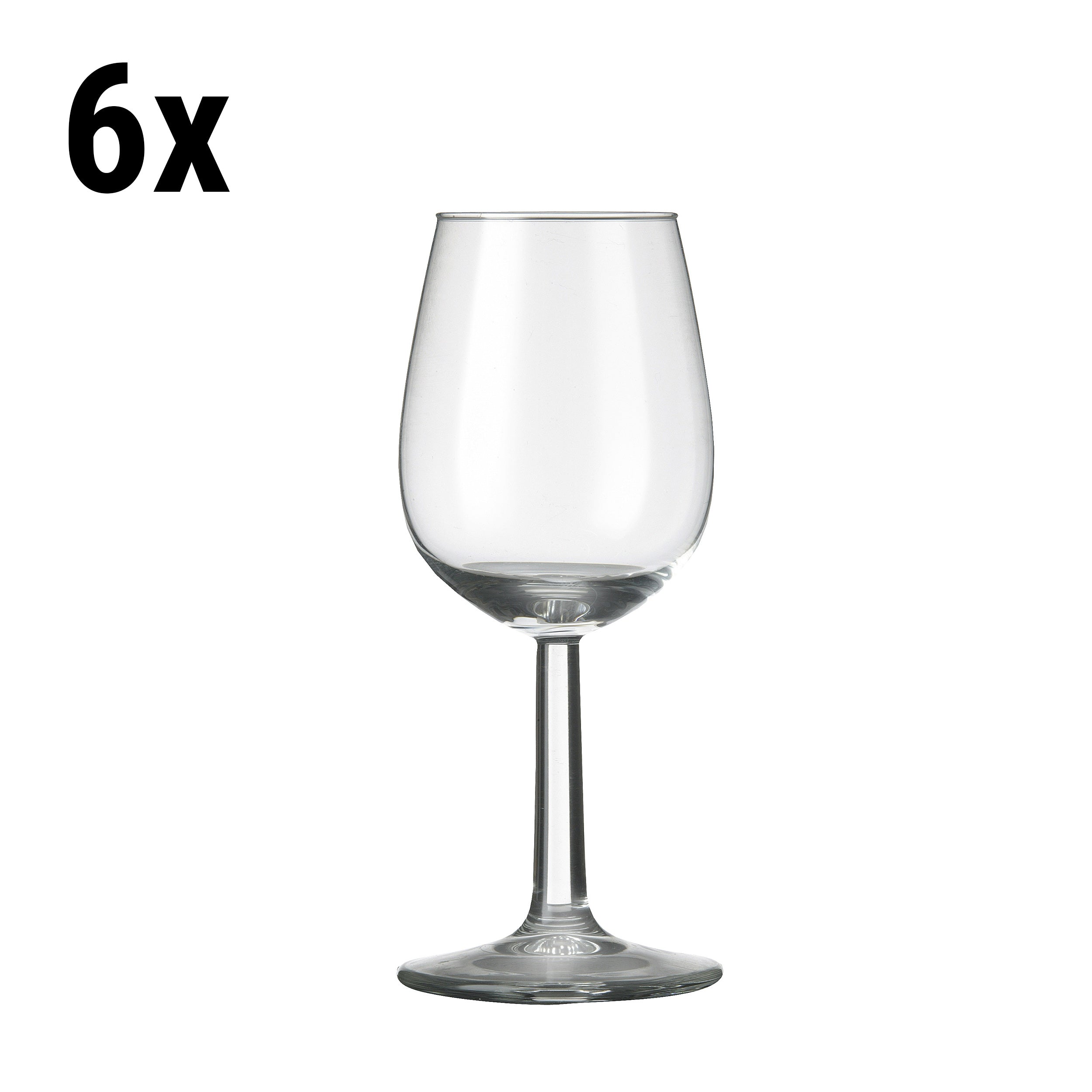 (6 pieces) Port/Sherry glass - VENICE - 140 ml - Transparent