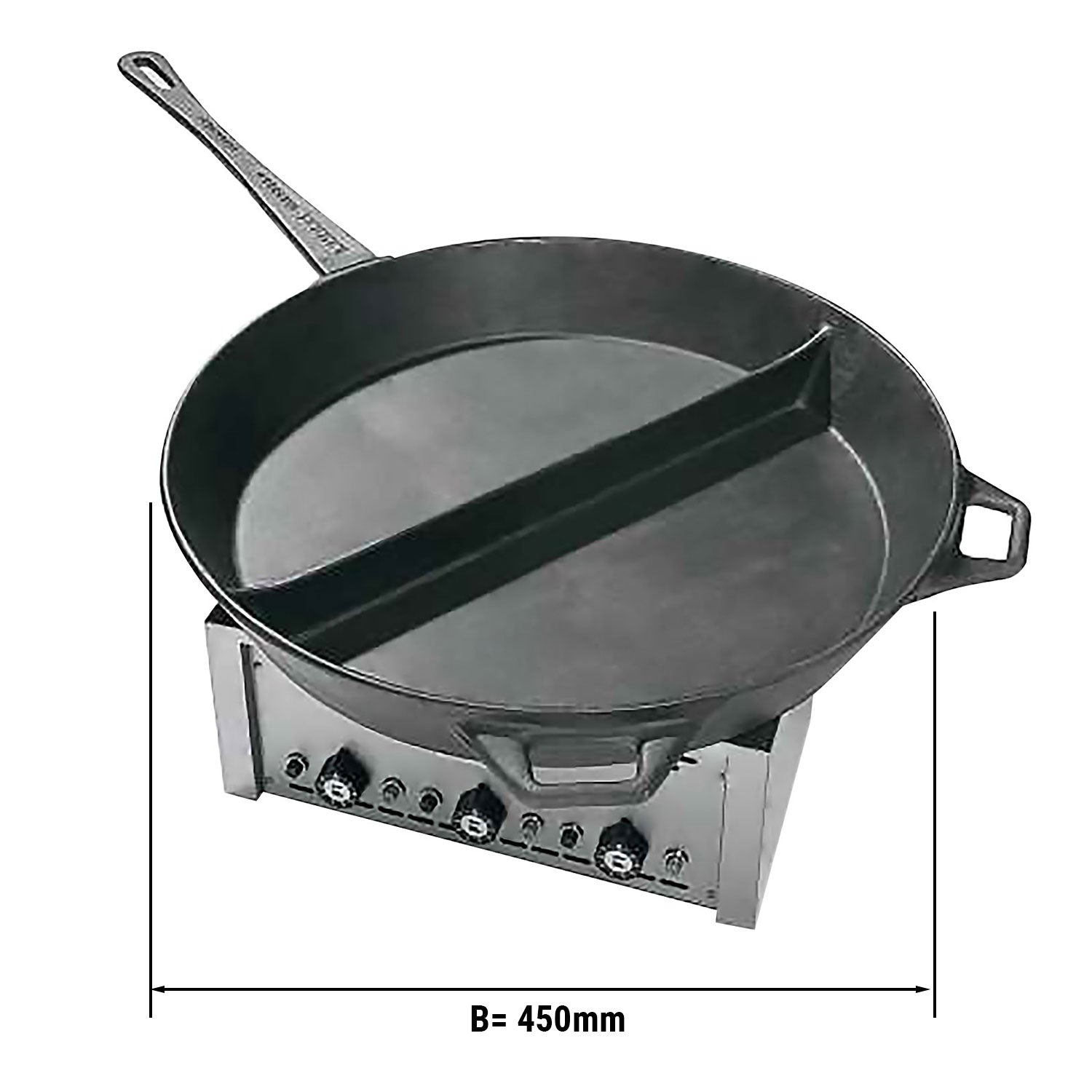 Електрическа готварска печка UBERT с тиган - 450x500mm