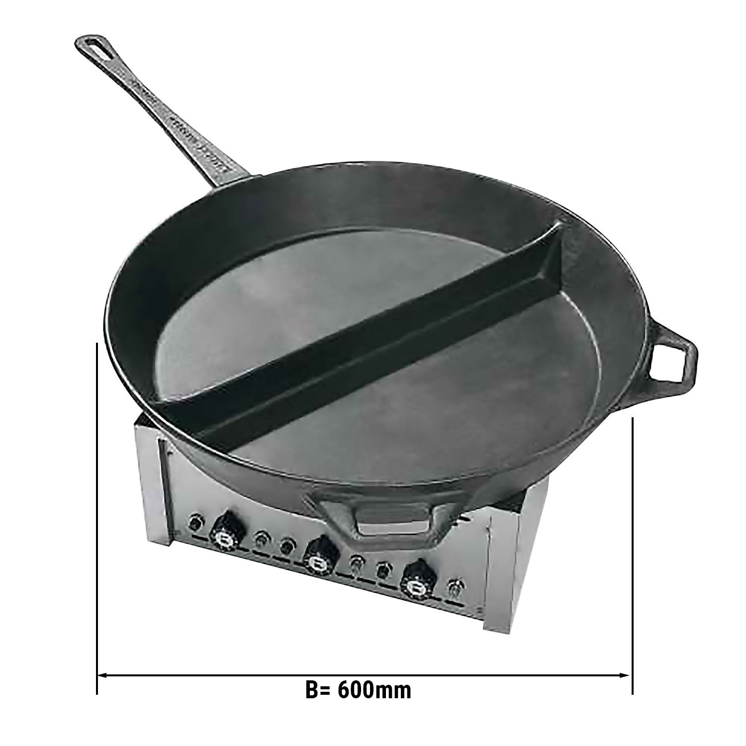 Електрическа готварска печка UBERT с тиган - 600x500mm