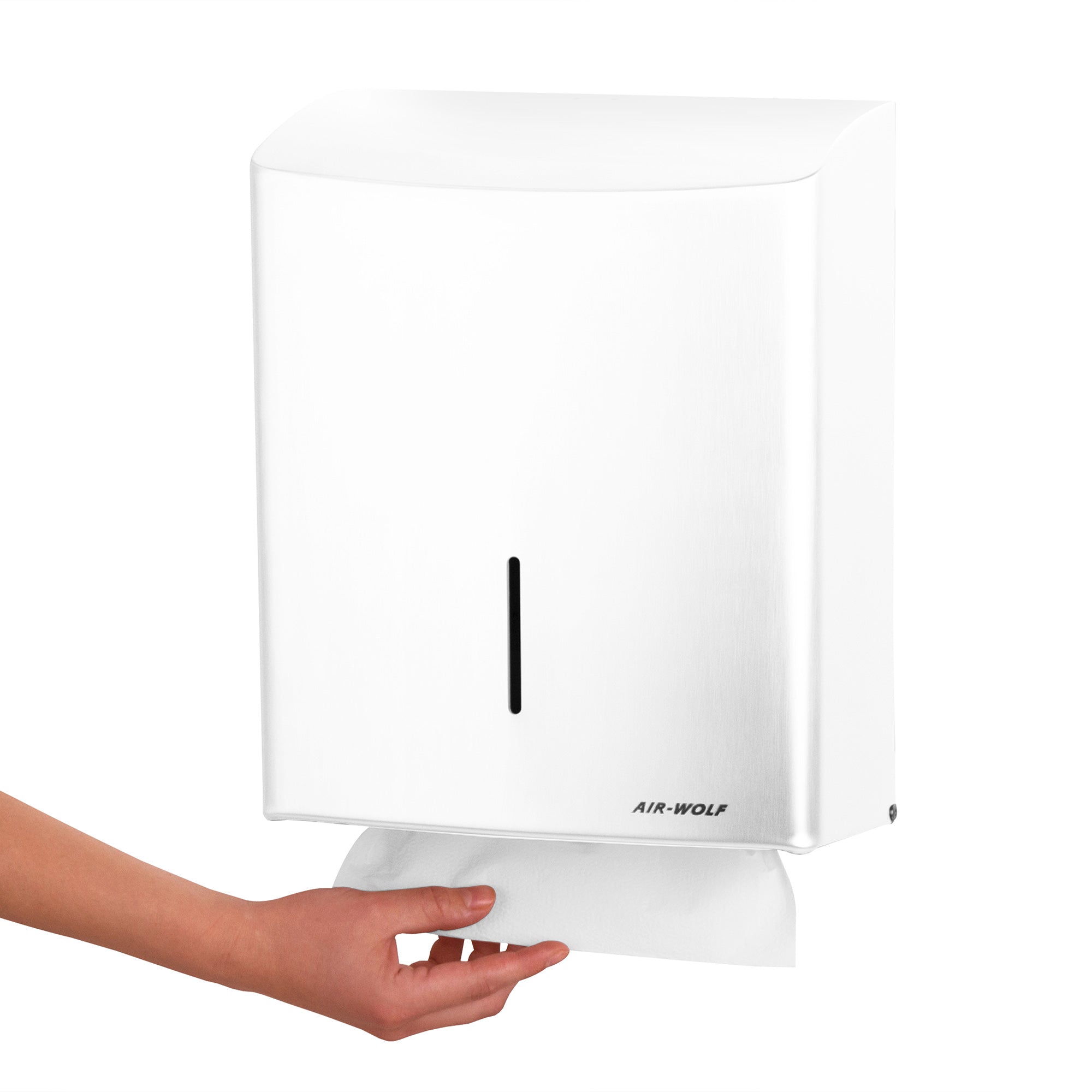 AIR-WOLF- Paper towel dispenser for C- or Z-folding- up to 600 pcs.