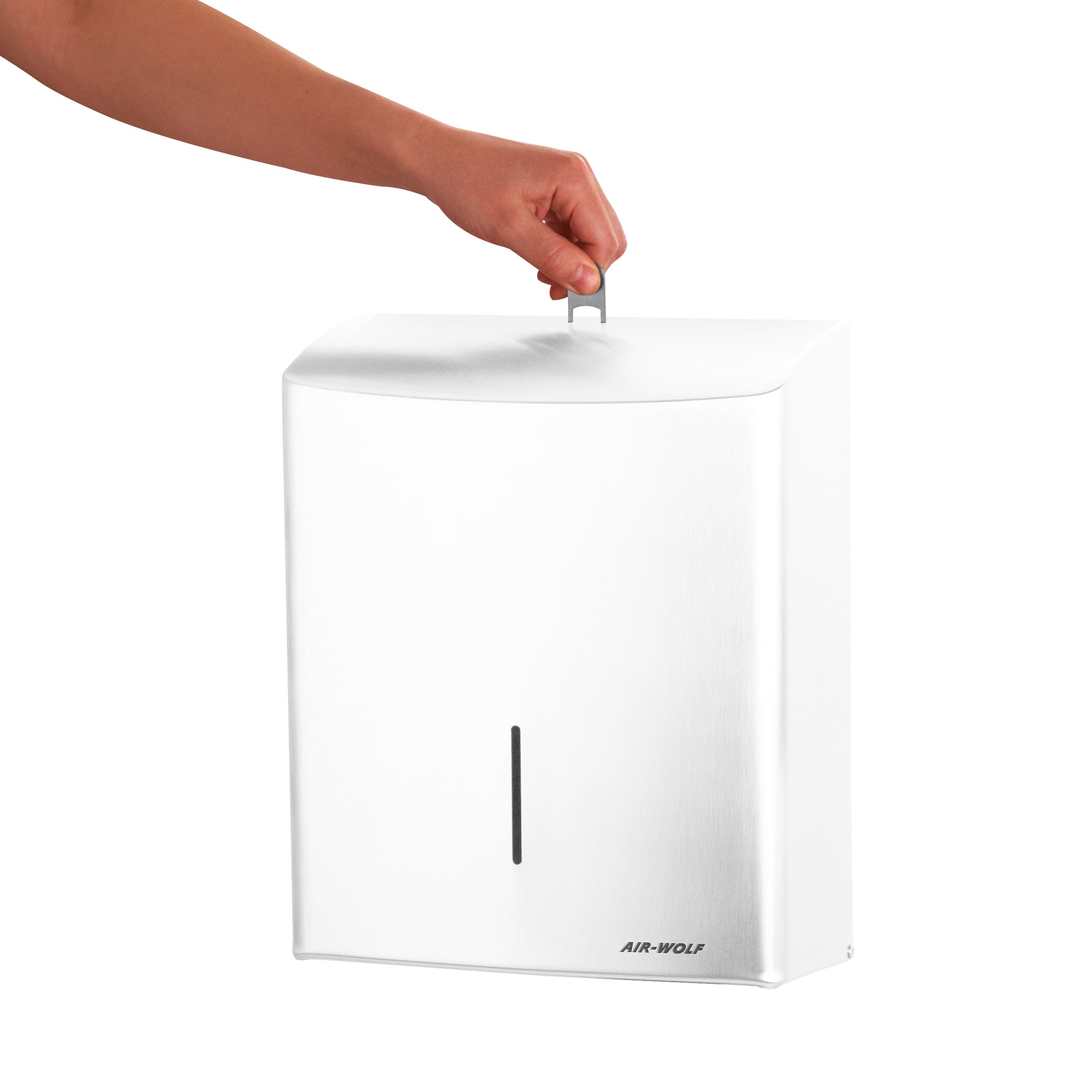 AIR-WOLF- Paper towel dispenser for C- or Z-folding- up to 600 pcs.