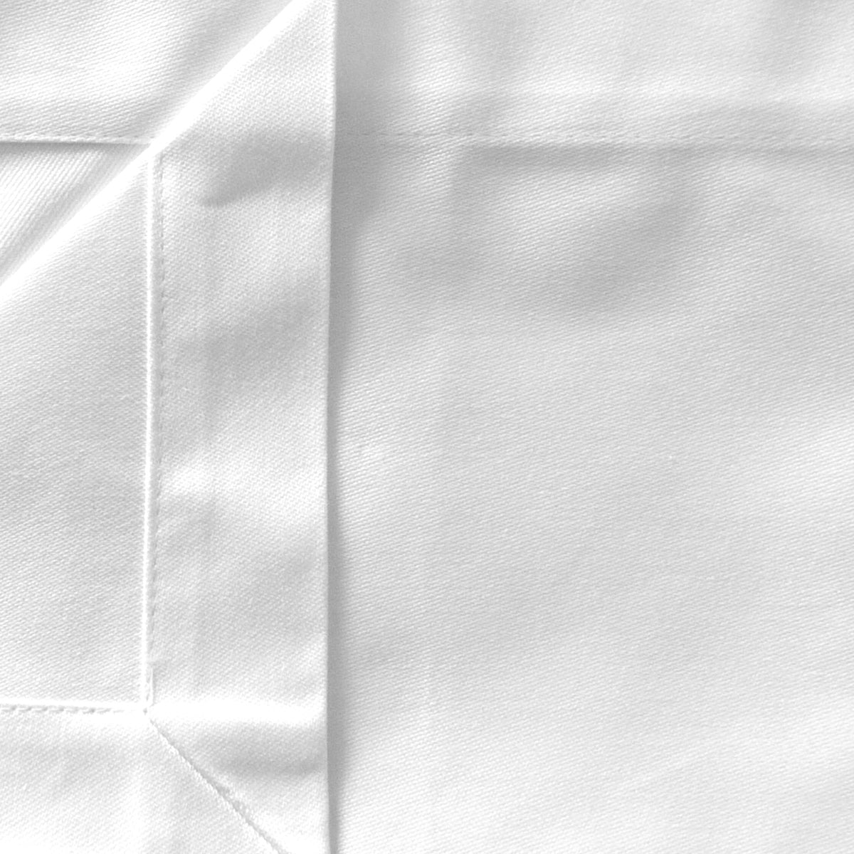 (50 pieces) Damask medium blanket Porto - smooth satin - 100 x 100 cm - white