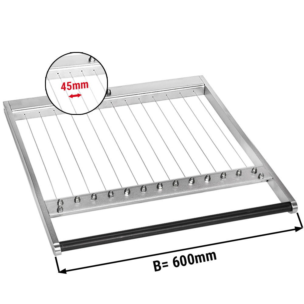 Frame for single praline cutter - distance between wires: 45 mm