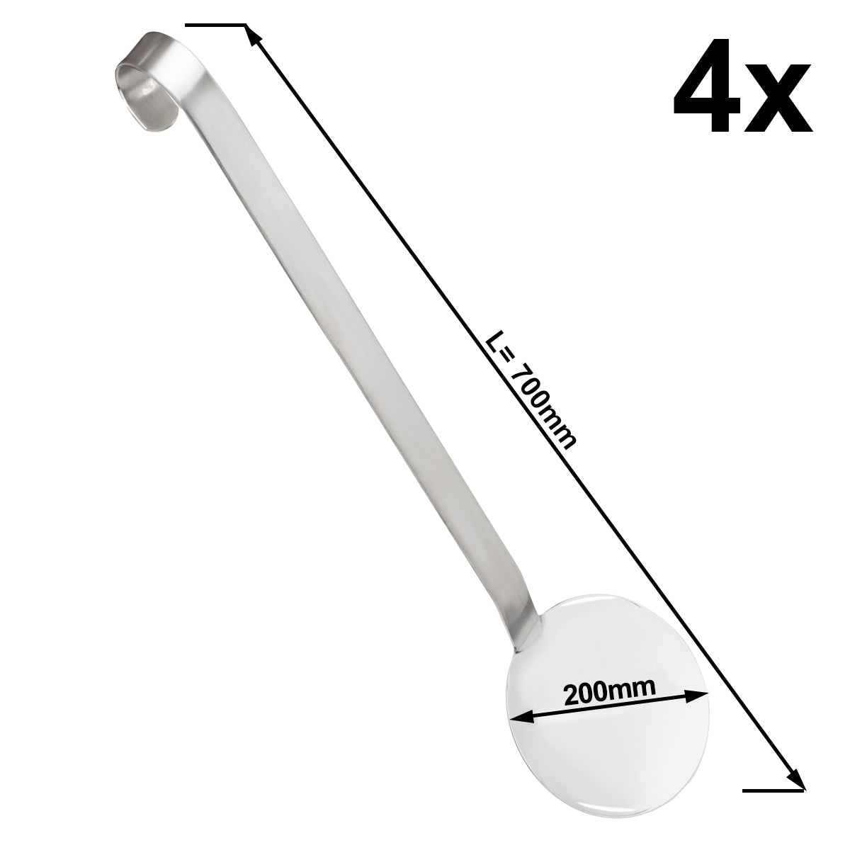 (4 pieces) Rice spoon - Ø 20 cm