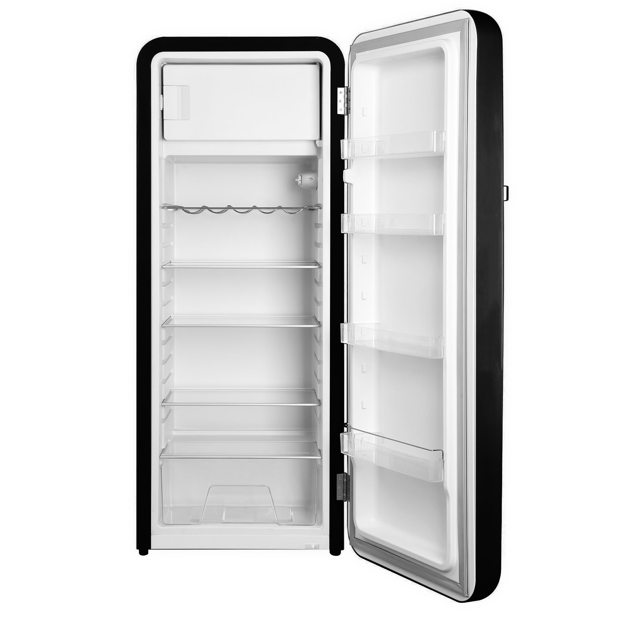 Retro refrigerator - black