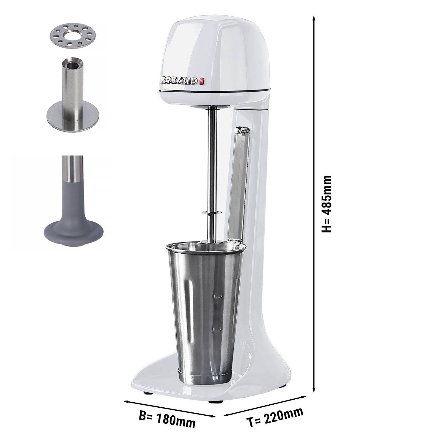 ROBAND Миксер за млечни шейкове и напитки (ново поколение) - бял