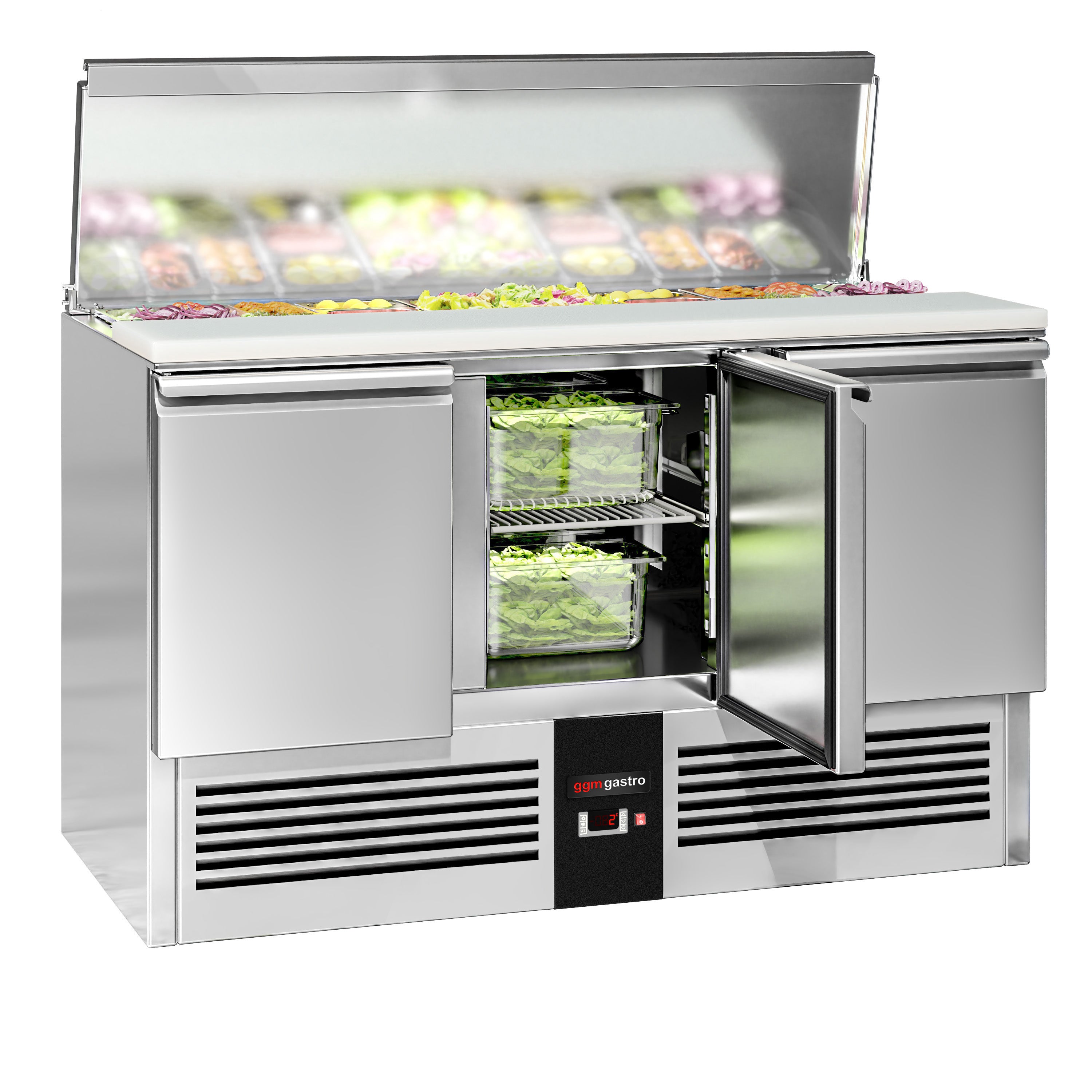 Salads PREMIUM - 1.37 x 0.7 m - with 3 doors