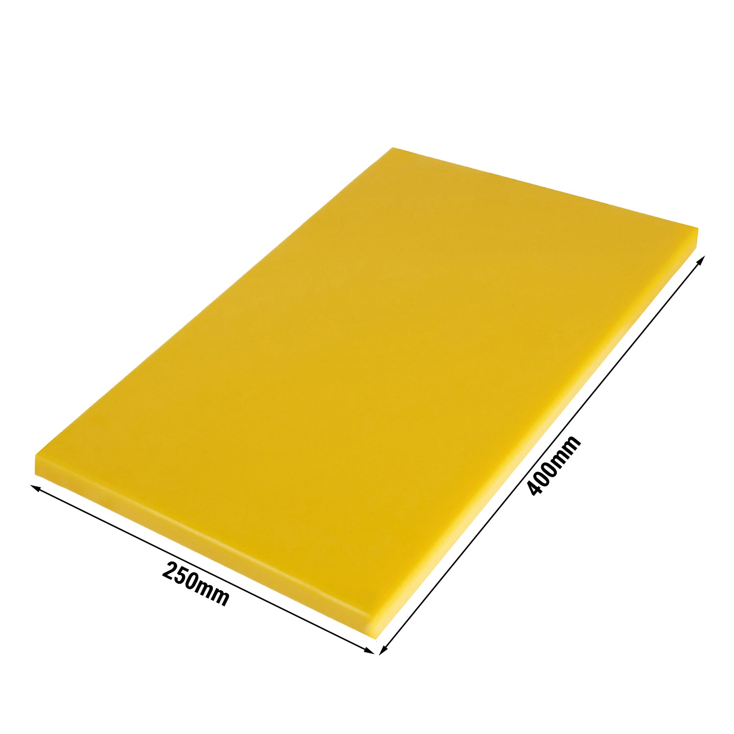 Cutting board - 25 x 40 cm - yellow