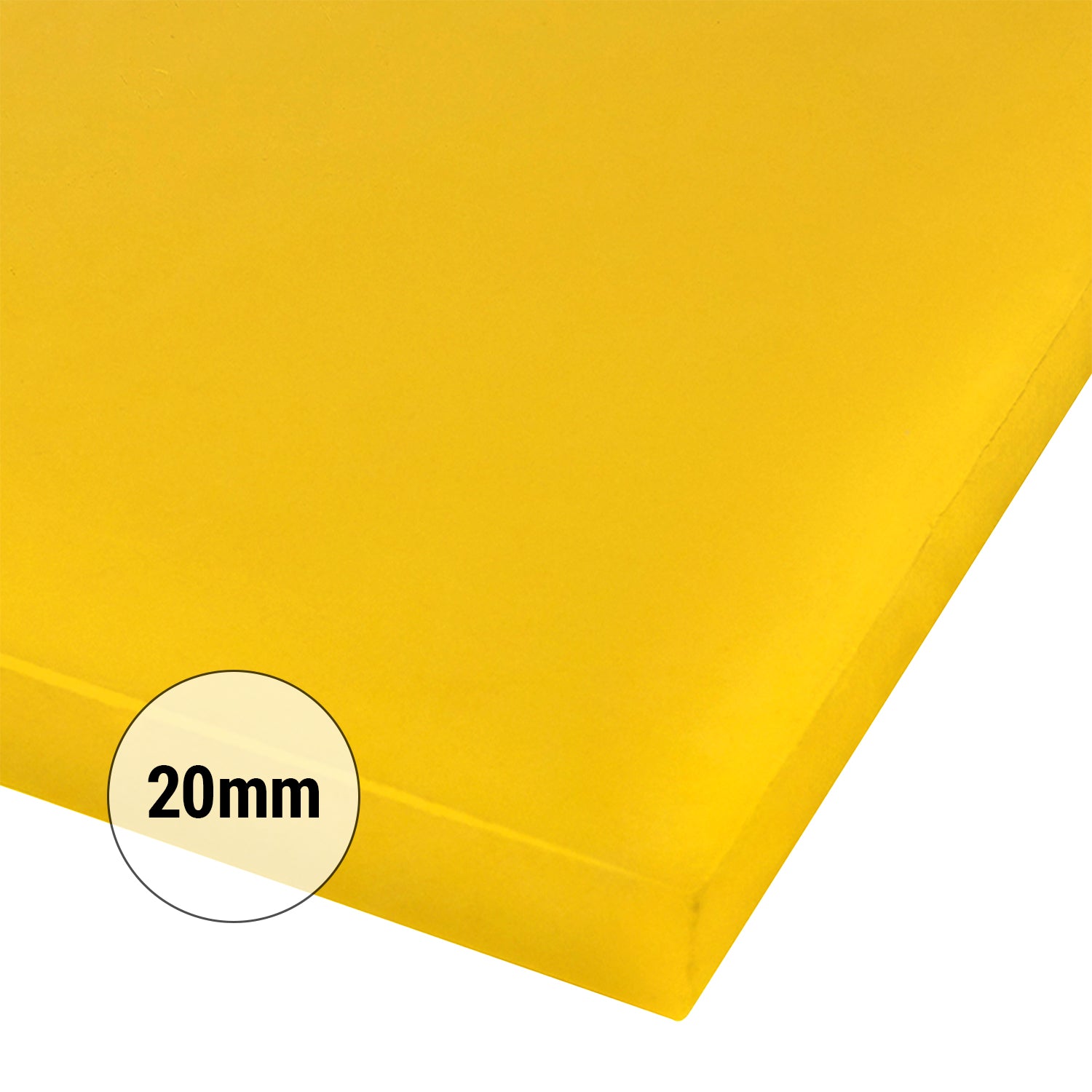 Cutting board - 25 x 40 cm - yellow