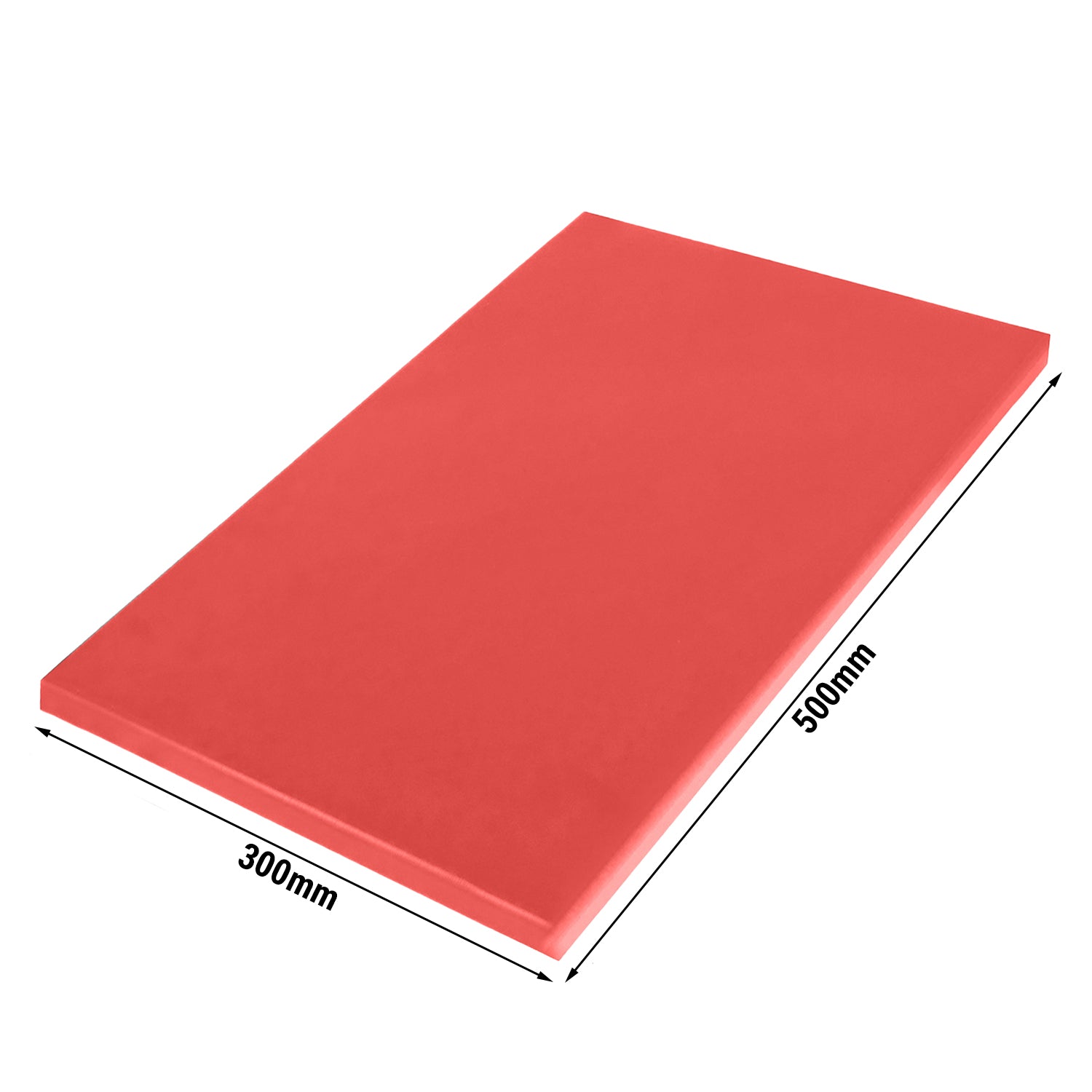 Cutting board - 30 x 50 cm - red