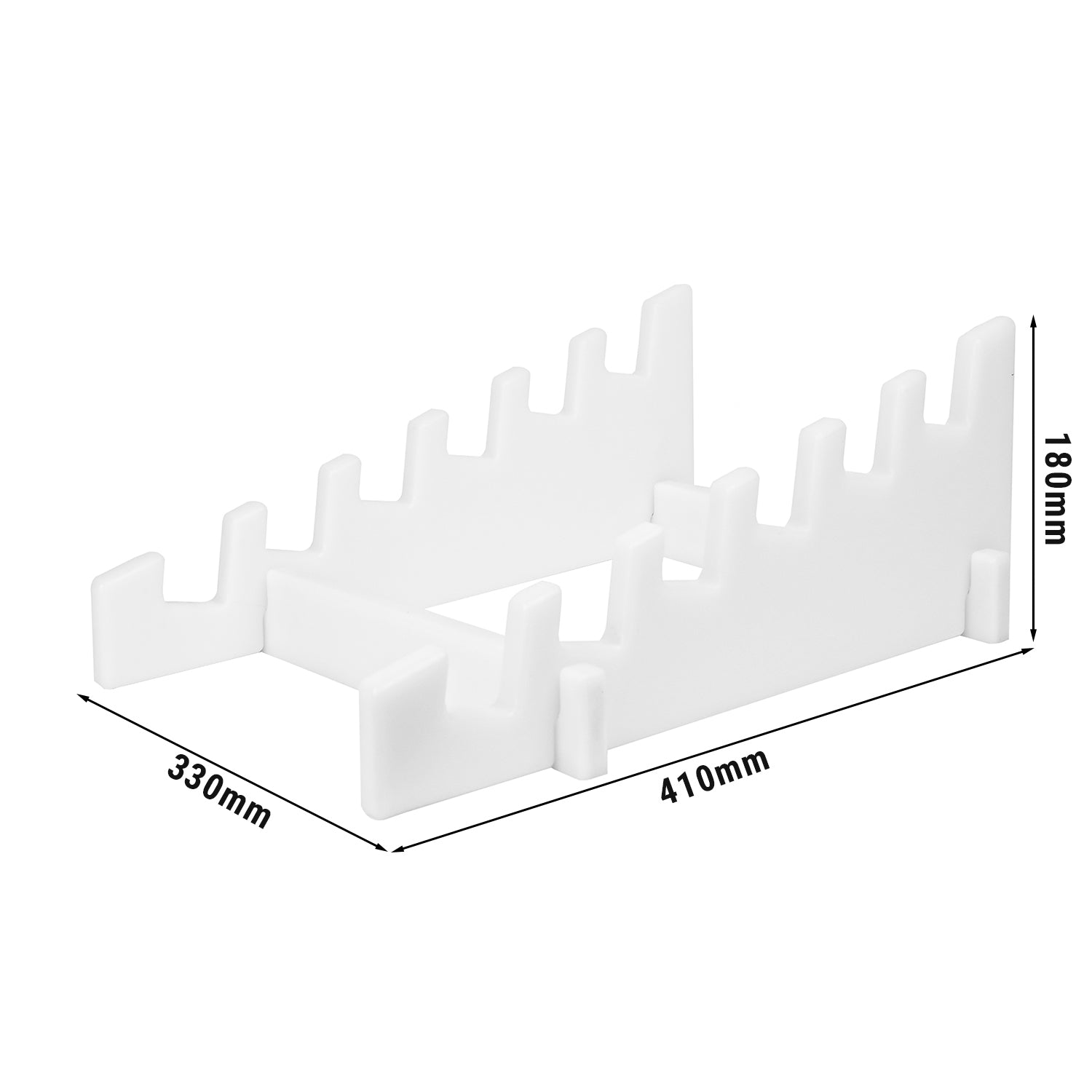 Cutting board shelf for 2 cm boards