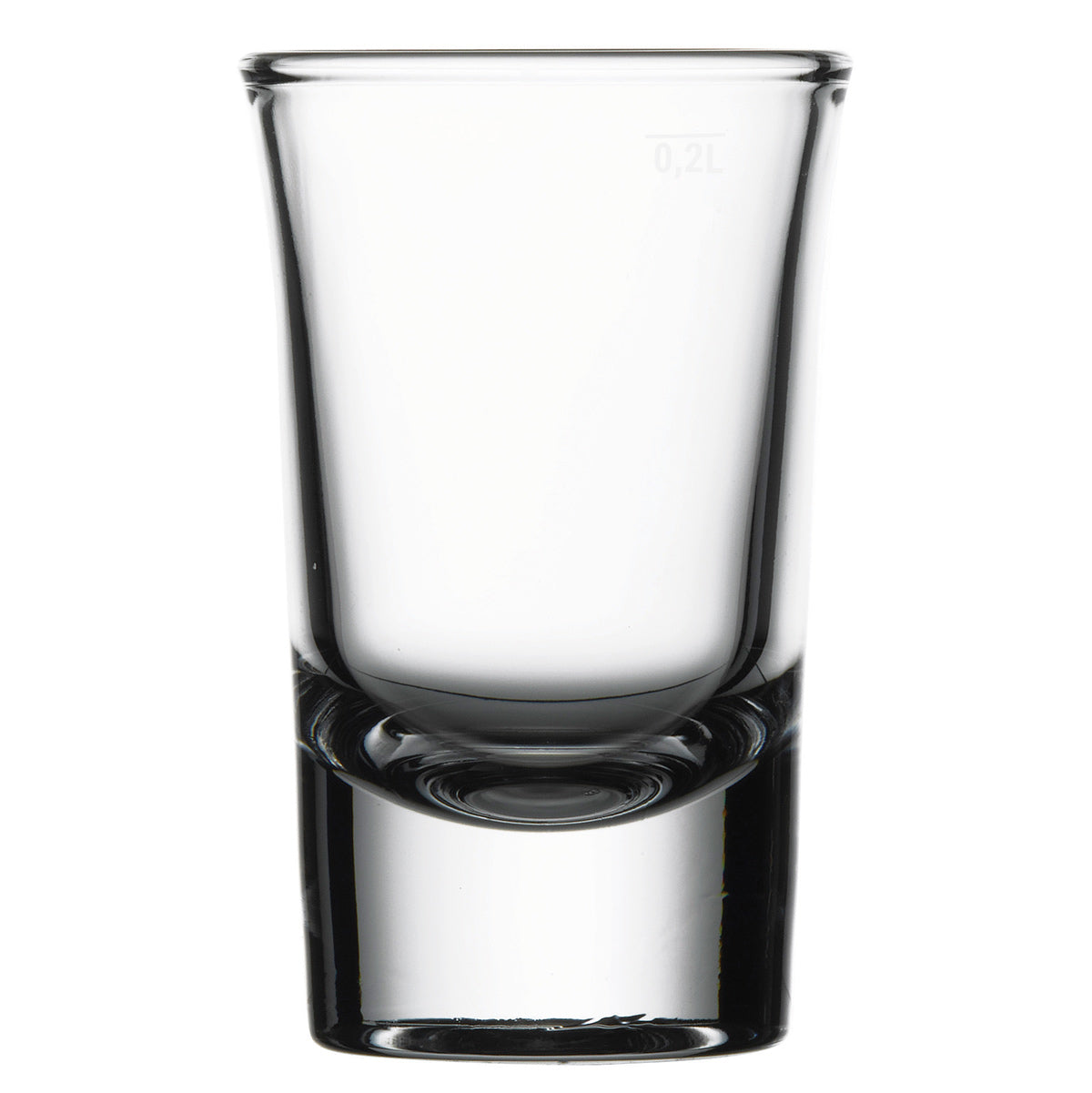 (12 pieces) MUNICH - glass beaker - 40 cc - calibrated at 20 cc