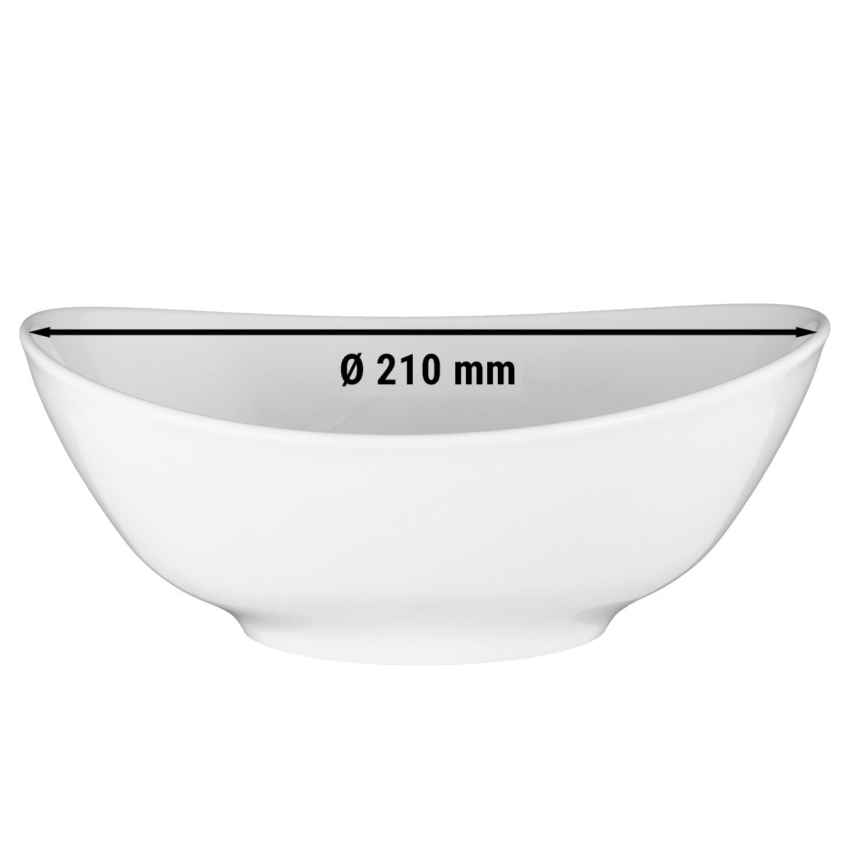 (2 pieces) Seltmann Weiden - Oval bowl - 21 cm