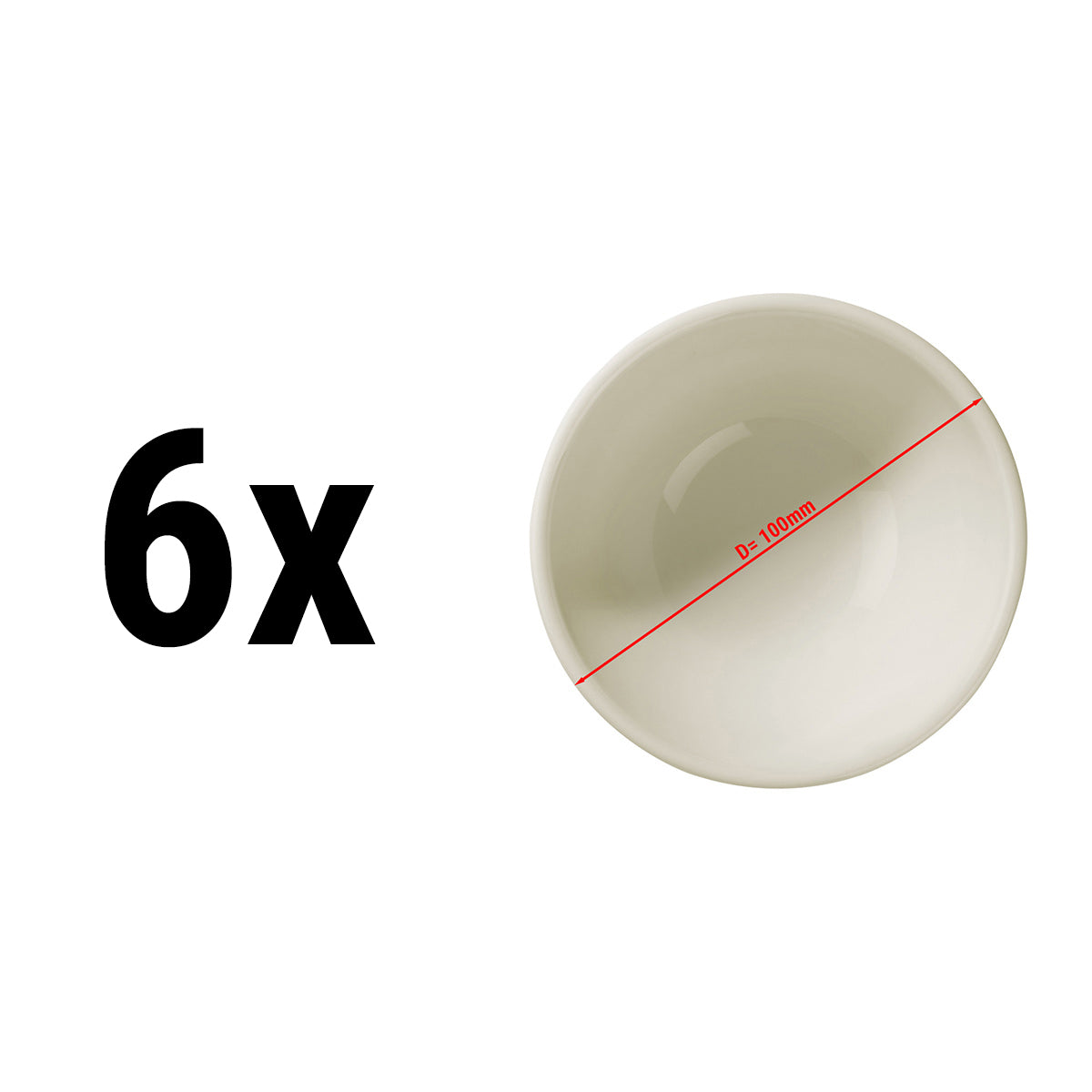 (6 pieces) TEOS - Small bowl - Ø 10 cm