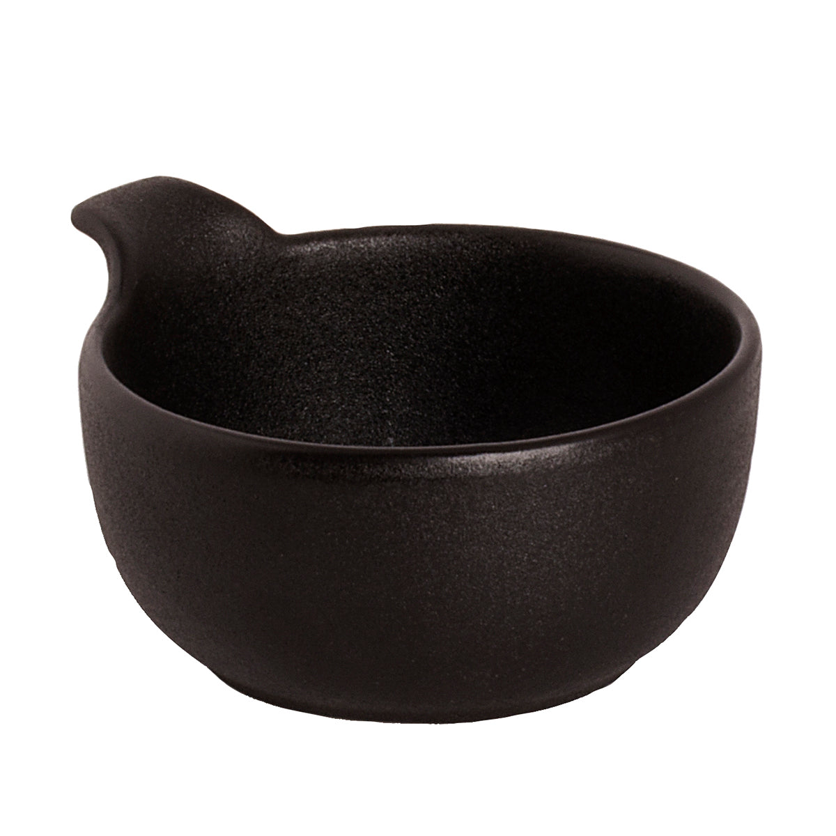 (12 pcs.) Maastricht bowl - with handle - 24 cl - Ø 10 cm - Black