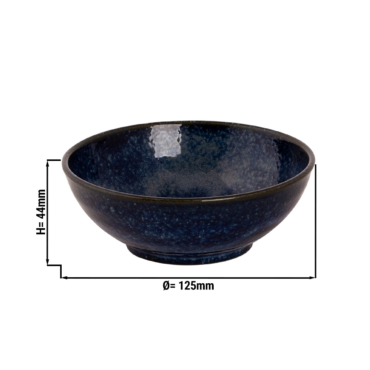 (12 pieces) Bowl Palmer Kiryu - 25 cl - Ø 12.5 cm - blue