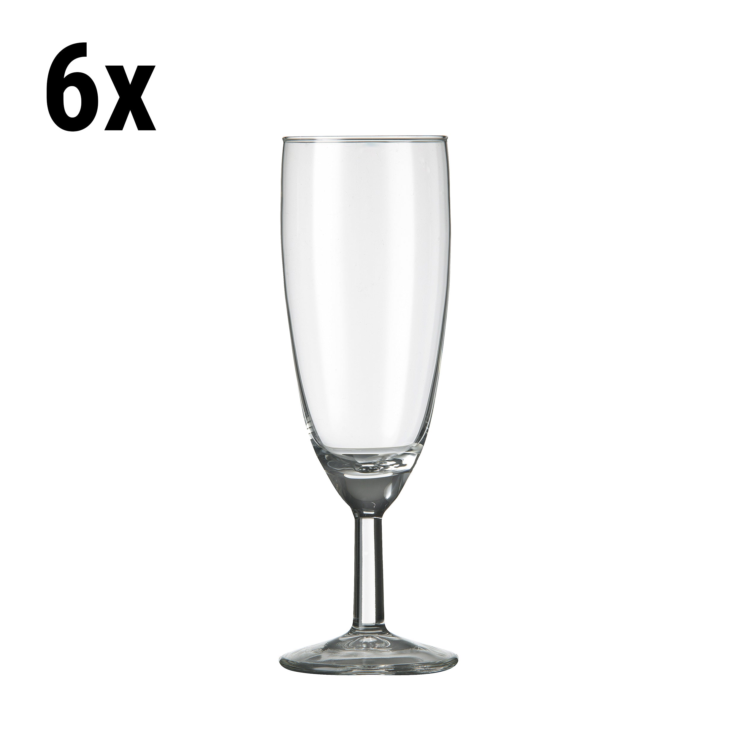 (6 pieces) Champagne glass - SAO PAULO - 160 ml