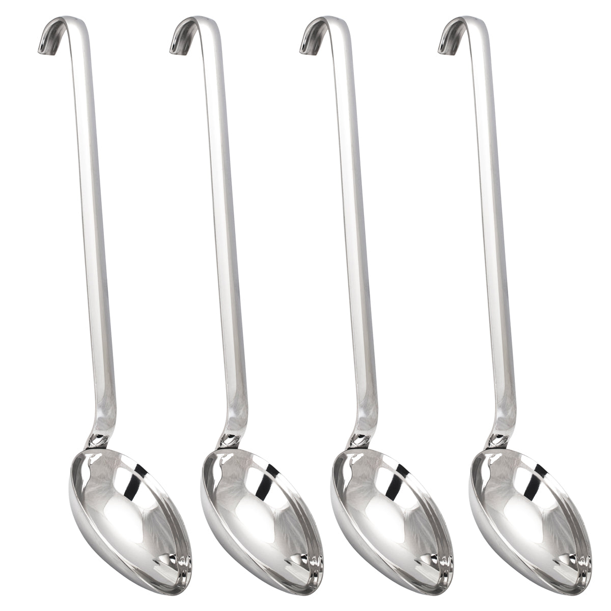 (4 pieces) Serving spoons - deep