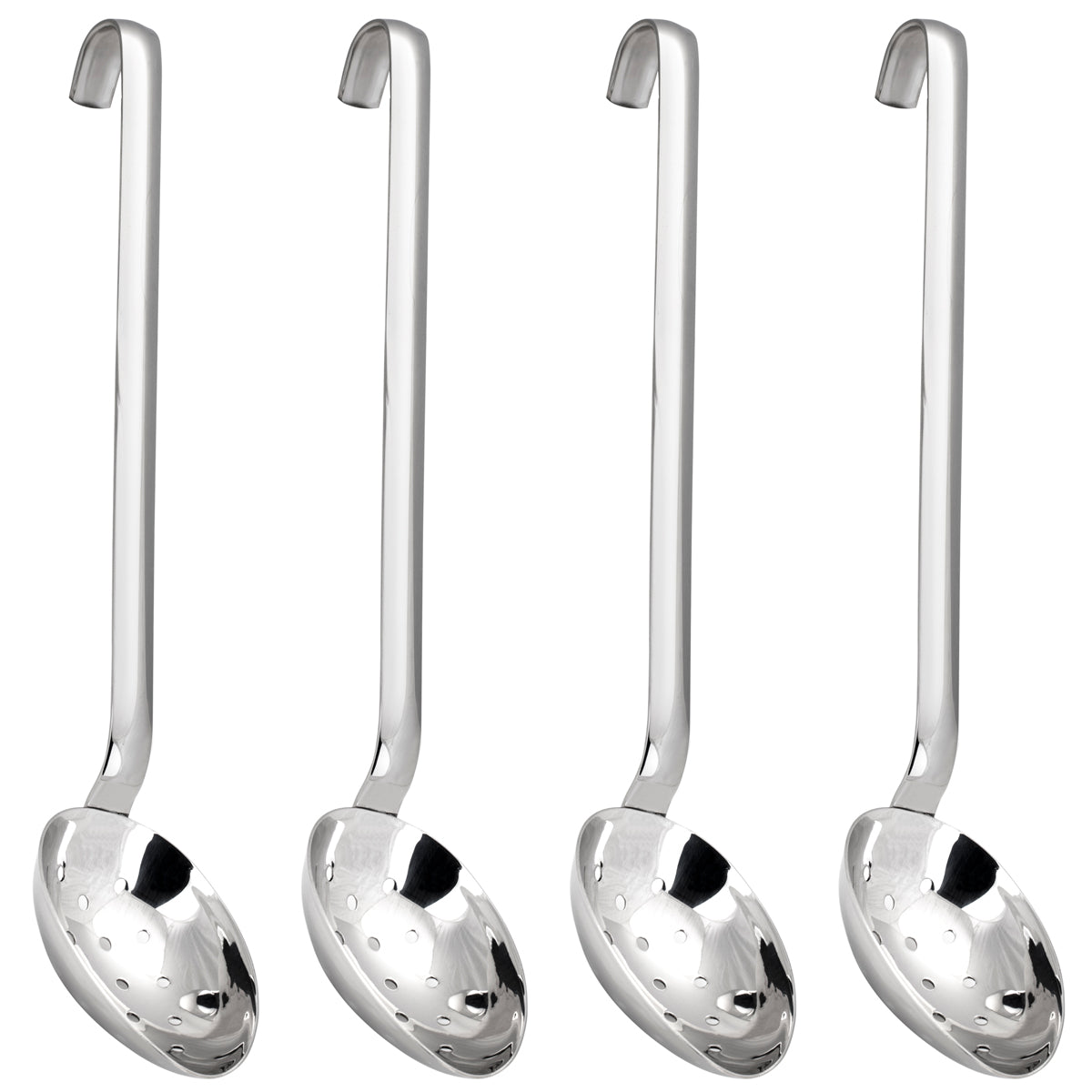 (4 pieces) Serving spoons - deep and perforated