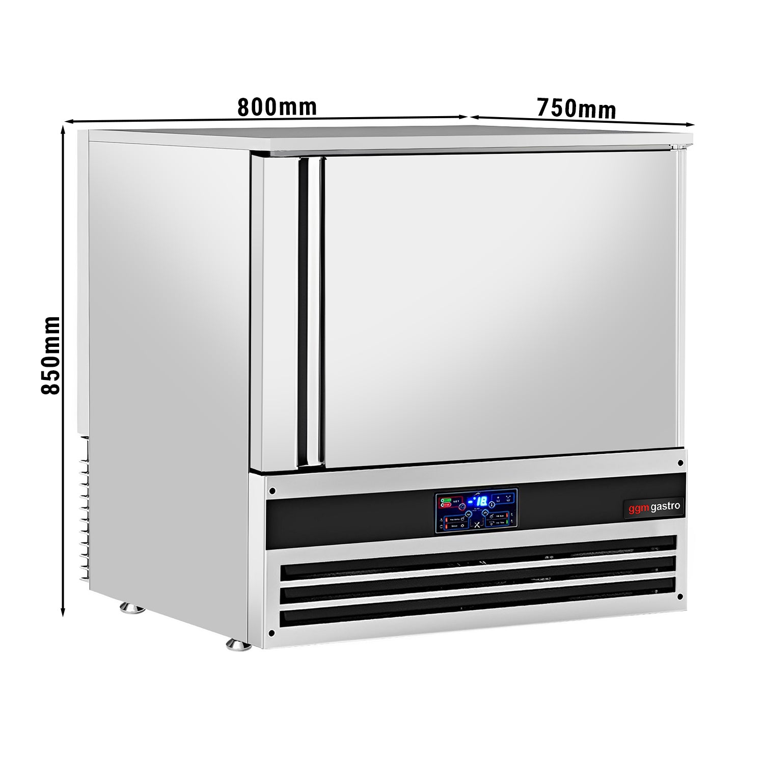 Shock freezer - 5x GN 1/1 + EN 400 x 600 mm