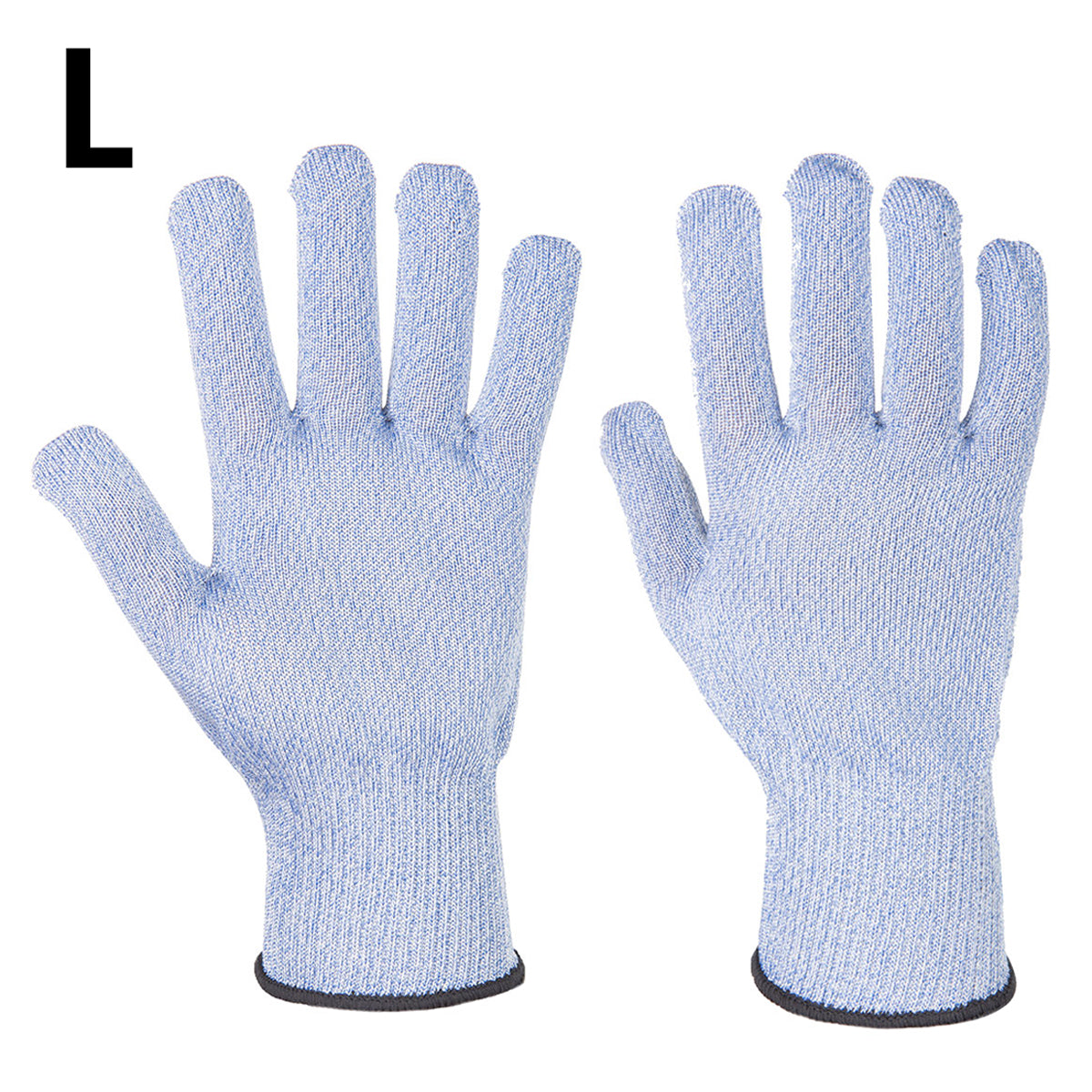 (10 Pairs) Sabre-Lite Cut Protection Gloves - Blue - Size: L