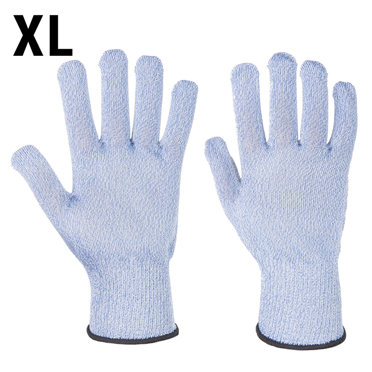 (10 Pairs) Saber-Lite Cut Protection Gloves - Blue - Size: XL