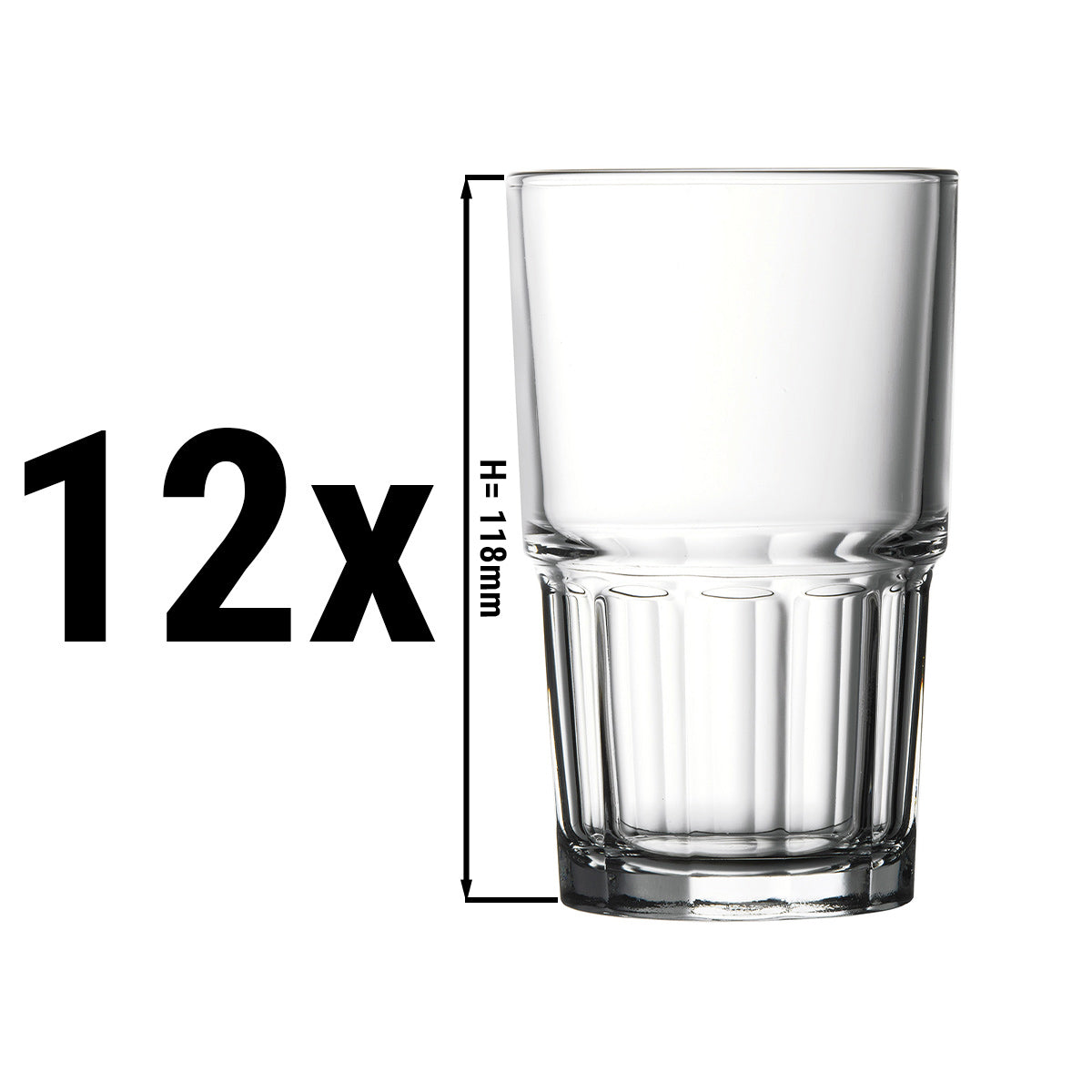 (12 броя) MUNICH - чаша за сок и дълга напитка - 284 cc