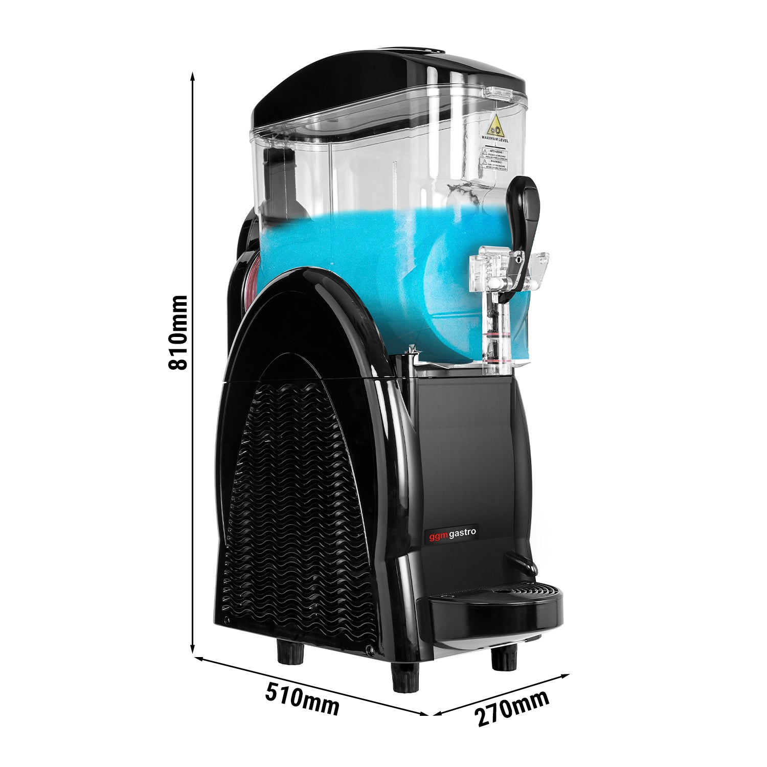 Slush machine - 12 liters - black