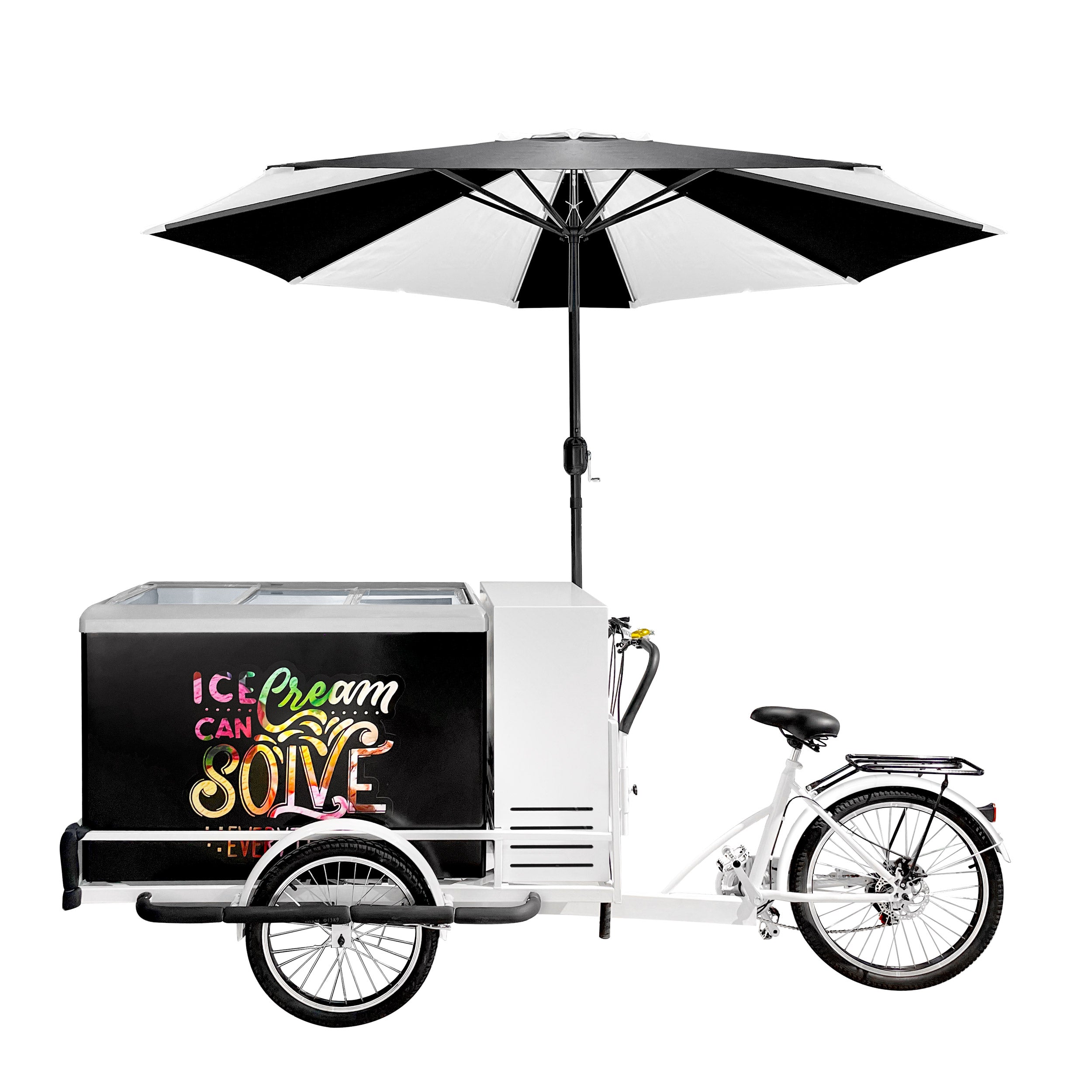 Ice cream cart wheel - 2.67 x 0.95 m