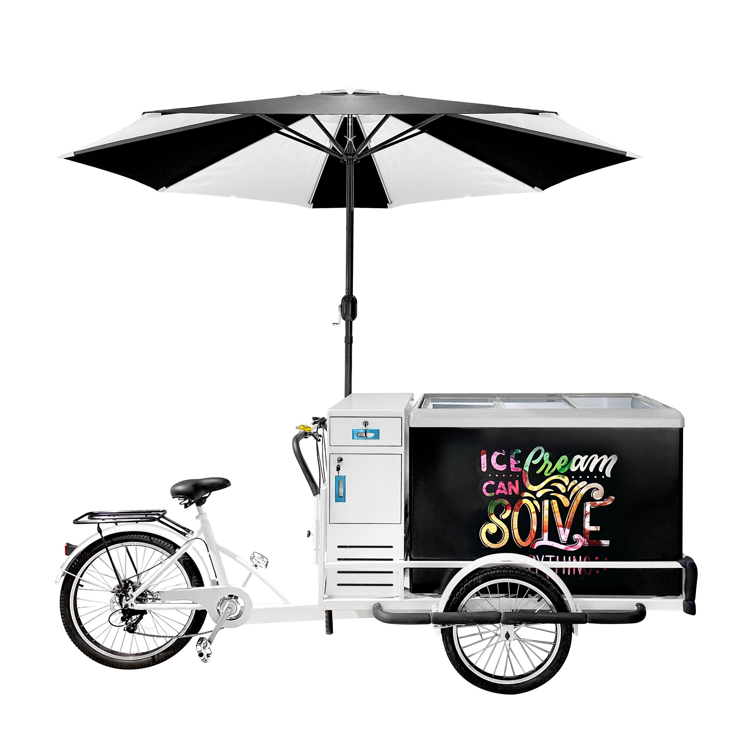 Колело на количка за сладолед - 2,67 x 0,95 м
