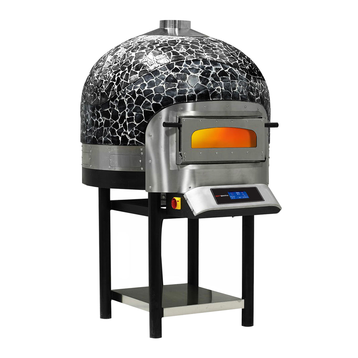 Electric stone pizza oven - rotating