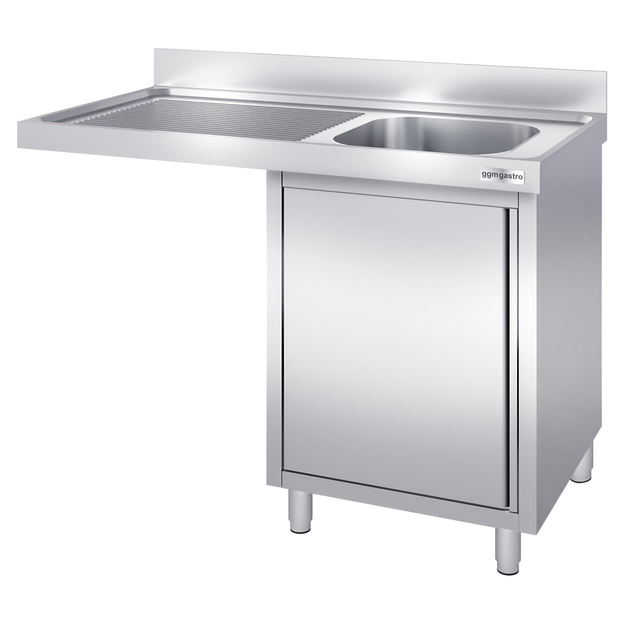 dishwashers Sink 1.2m - 1 basin on the right L 40 x W 40 x D 25 cm