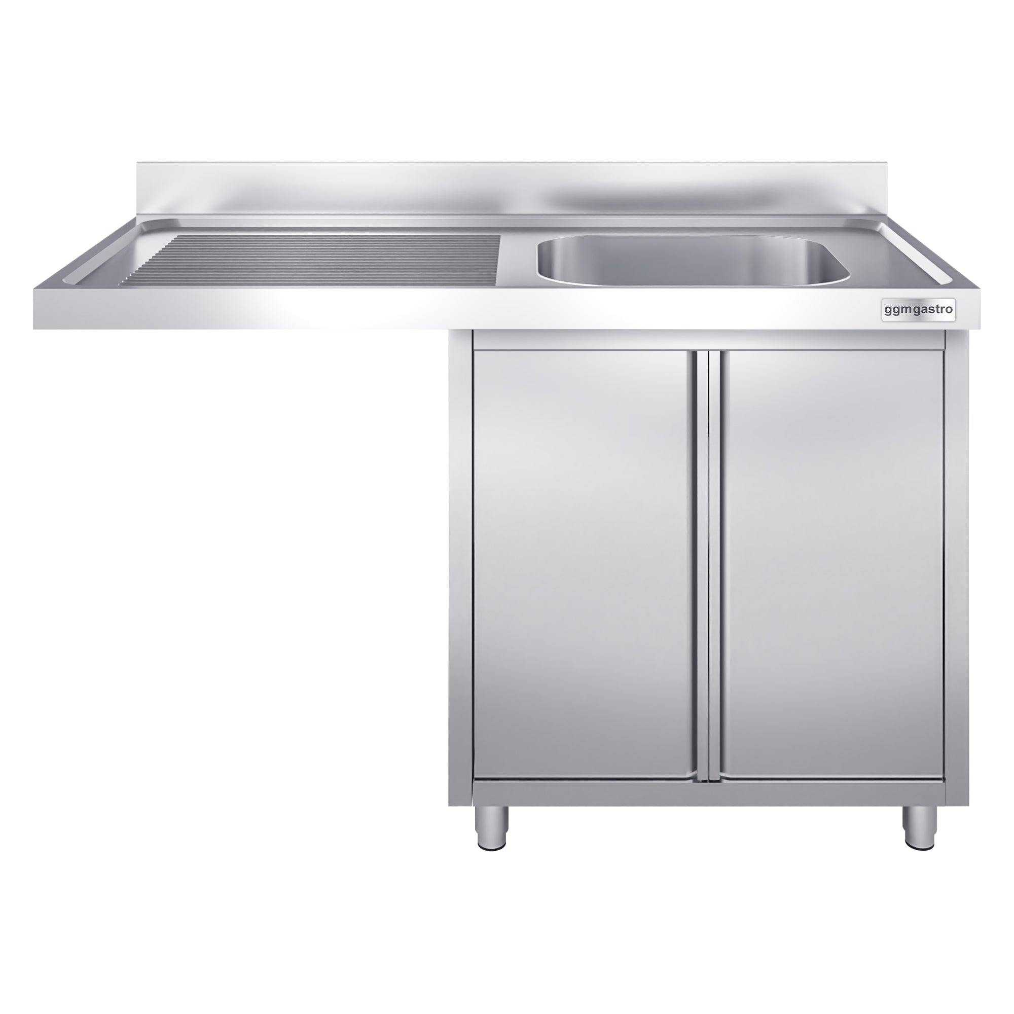 dishwashers Sink 1.4m - 1 basin on the right L 60 x W 50 x D 30 cm