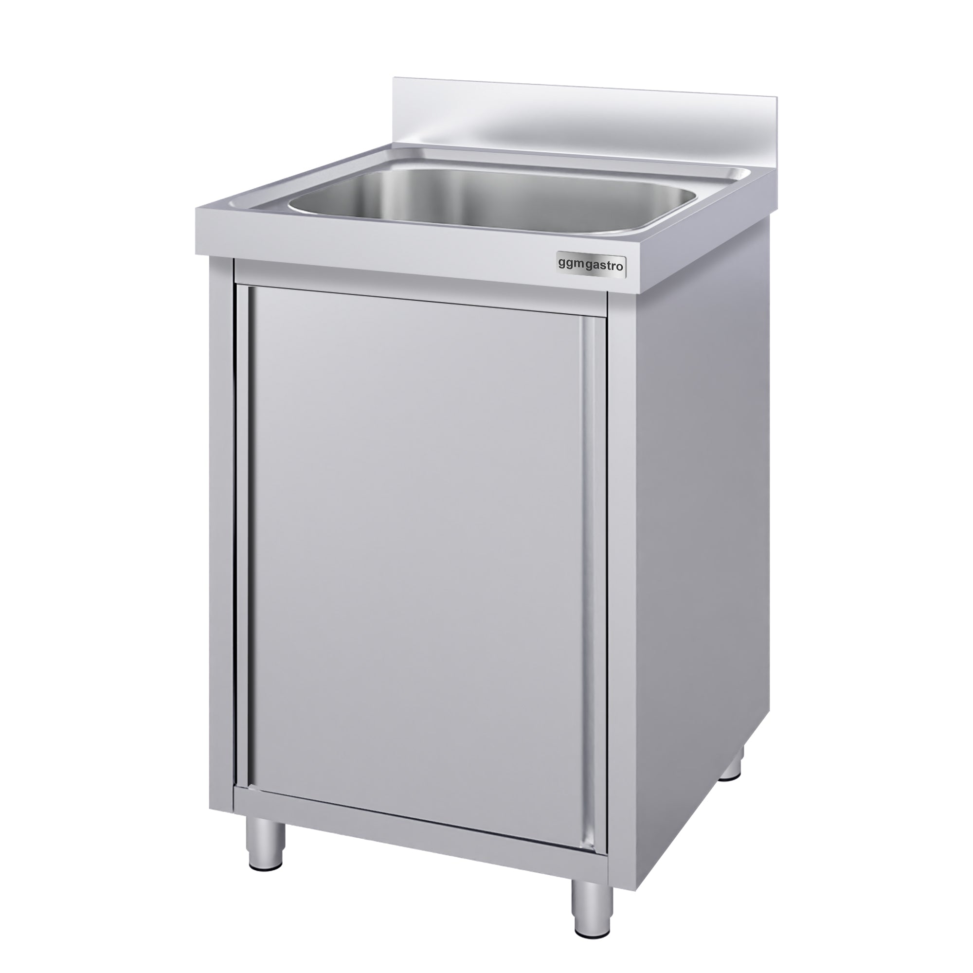 Шкаф за мивка от неръждаема стомана ECO - 0,6 m - 1 мивка - L 40 x W 40 x D 25 cm