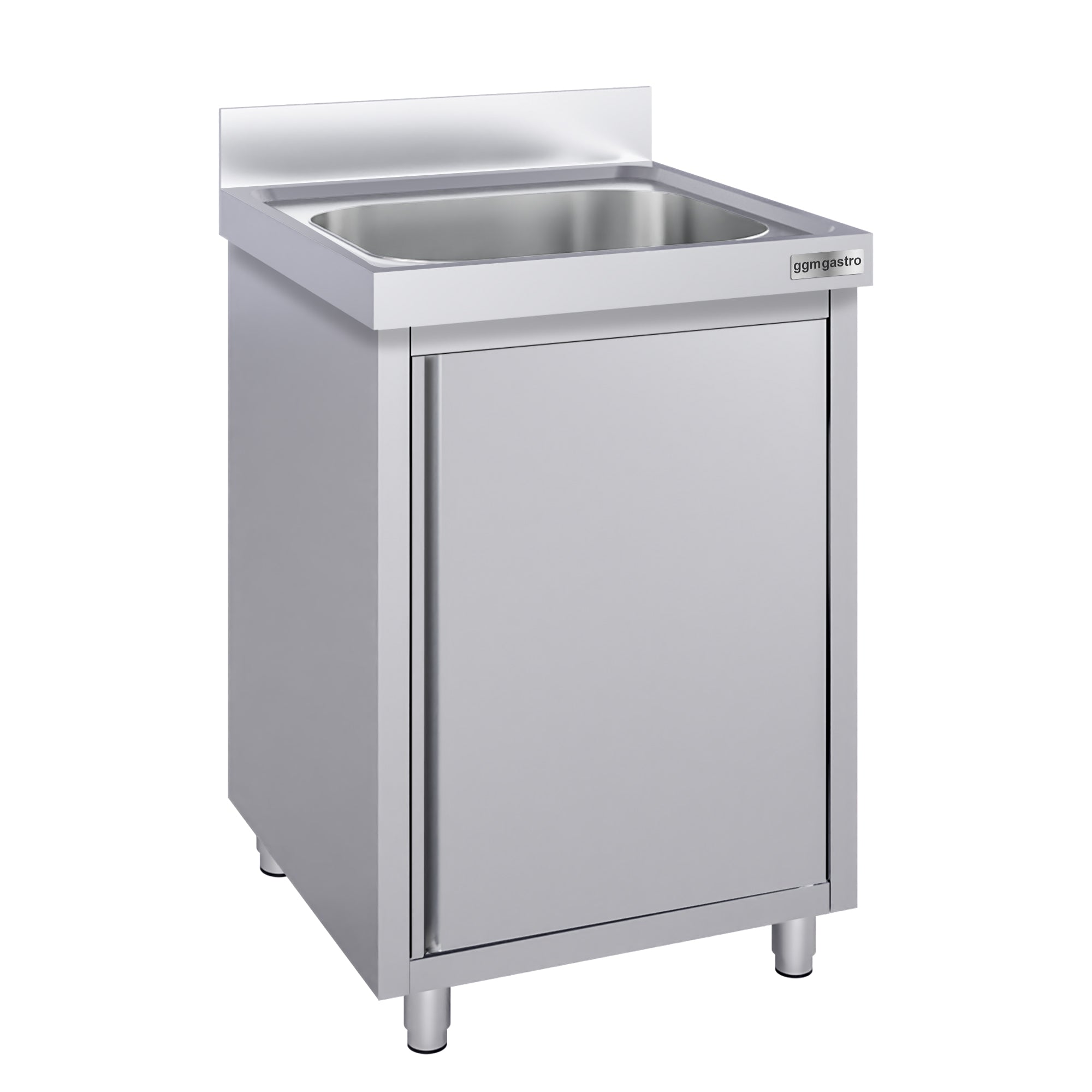 Stainless steel sink cabinet ECO - 0.6 m - 1 sink - L 40 x W 40 x D 25 cm